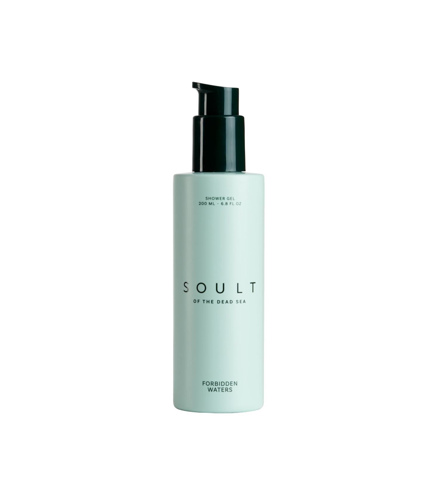 SOULT Forbidden Waters Shower gel water from the Dead Sea rosemary and green tea extract invigorating and refreshing 200 ml - Buy Online on GoSupps.com