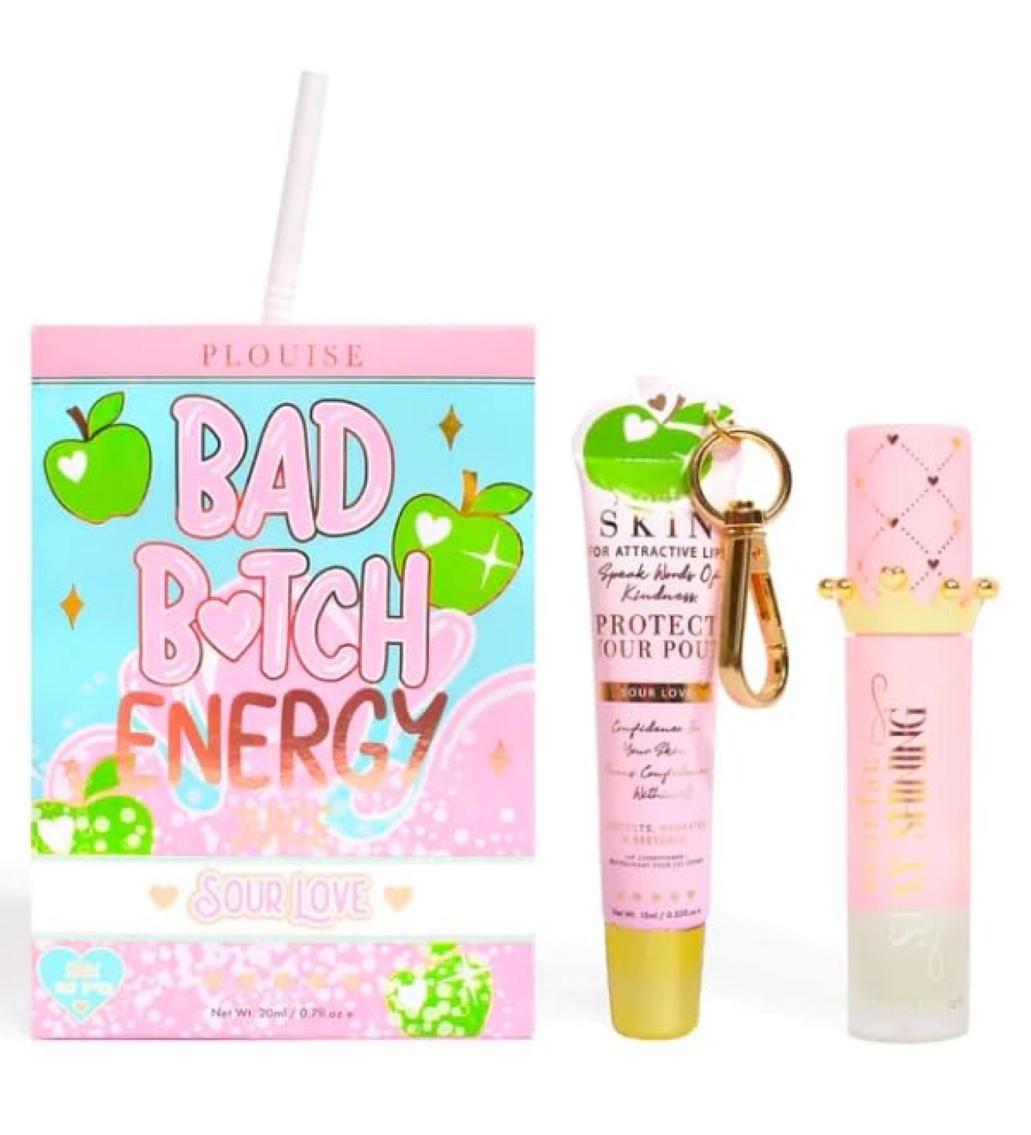 P Louise Bad B Energy Lip Duo - SOUR APPLE