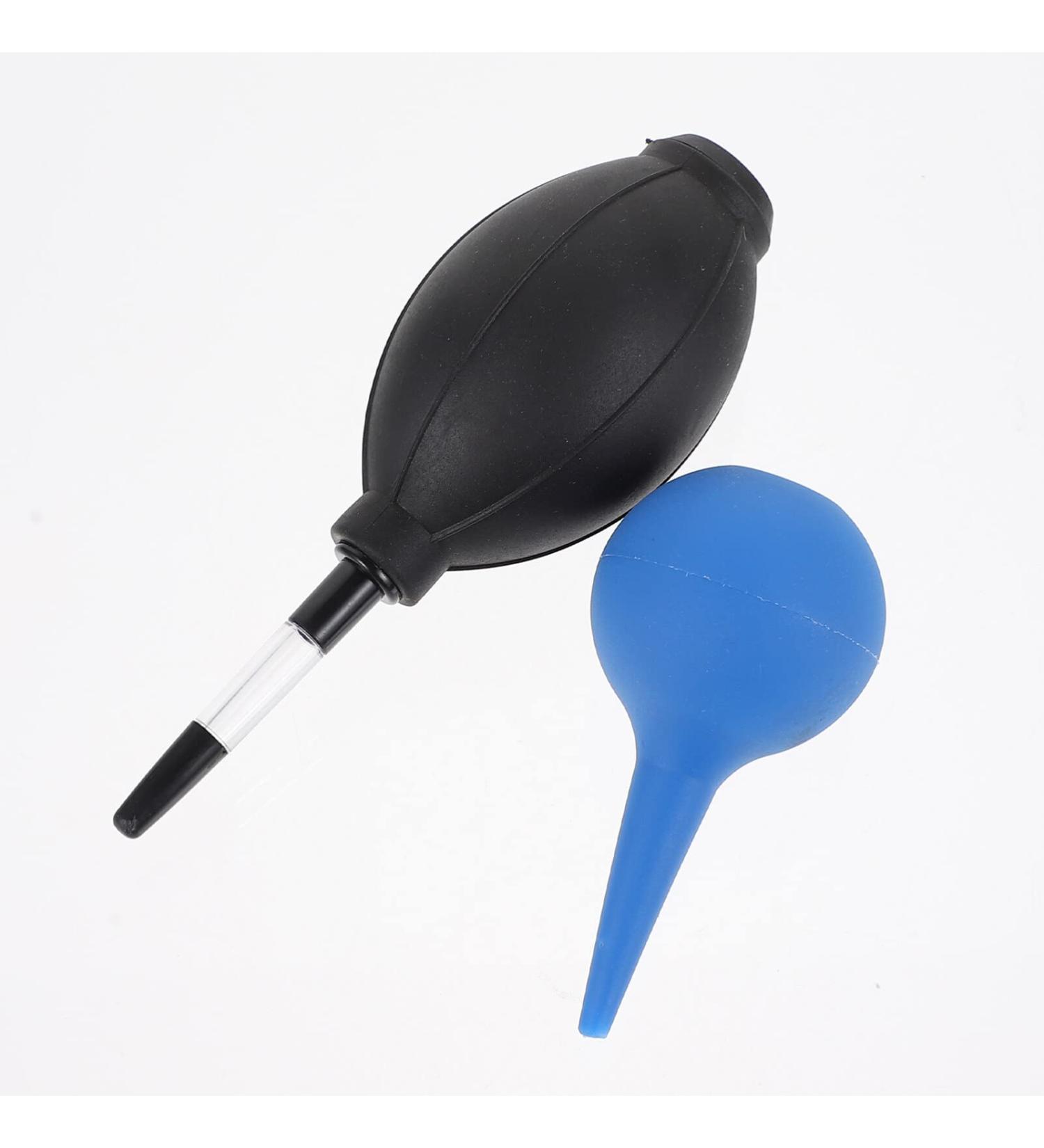 COHEALI Ear Syringe Cleaner Pack of 2 - Soft Rubber Hand Washing Bulb - Ear Syringe Ball Tool - Blue+Black - Buy Online on GoSupps.com