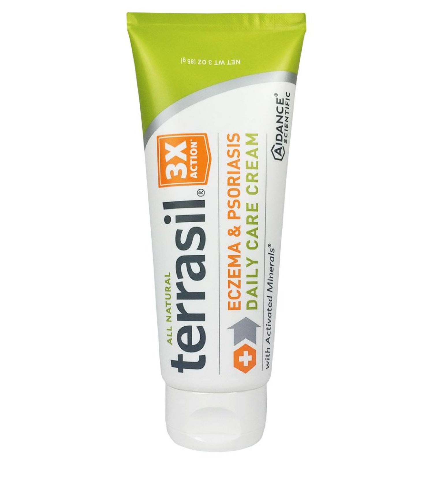 Terrasil Eczema and Psoriasis Cream 85g - Natural Relief for Severe Outbreaks, Rashes, and Dry Skin - Buy Online on GoSupps.com