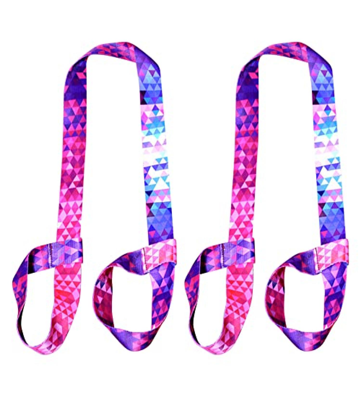 GORGECRAFT 2PCS 61 Inch Adjustable Yoga Mat Carrier Straps - Multi-Purpose Sling Band for All Yoga Mats (Colorful) - Buy Online on GoSupps.com