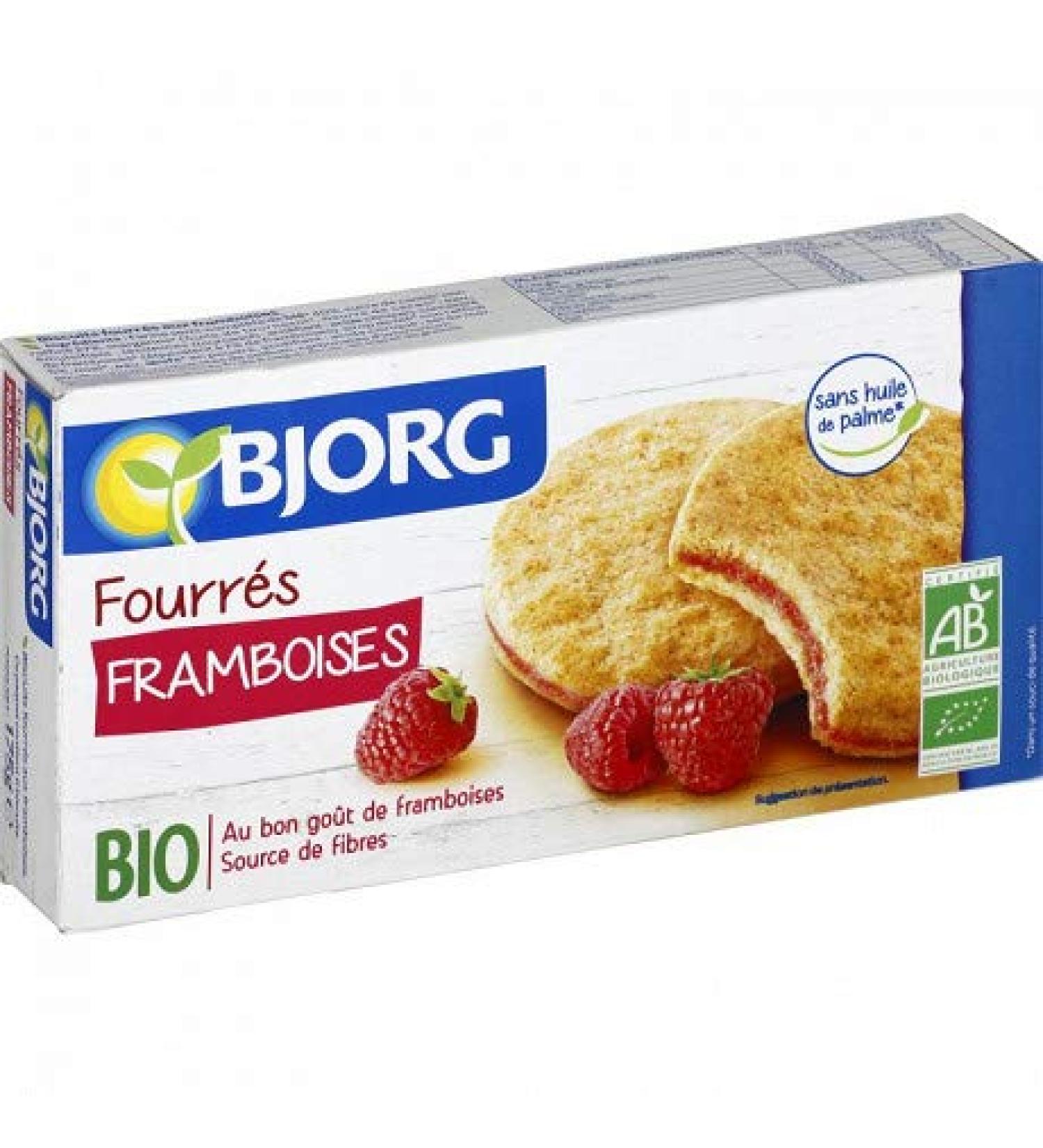 Epicerie sal e BJORG - Organic Raspberry Filled Cookies 175G - (Pack of 4)