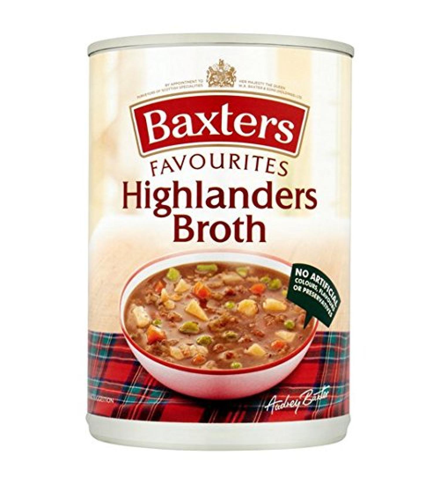 Baxters Baxters Favourites Highlanders Beef Broth Soup 400g
