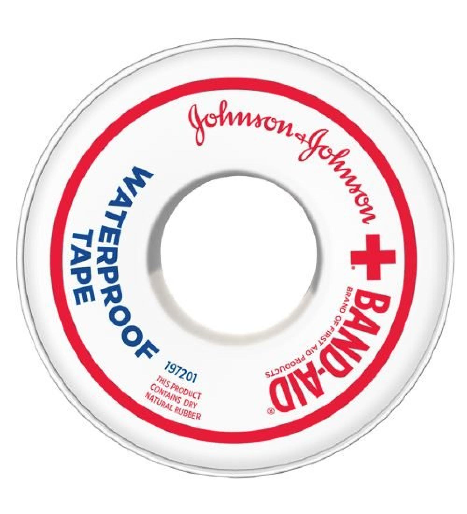 Band-Aid Waterproof Tape  1/2 Inch 0.5 Inch (Pack of 1)