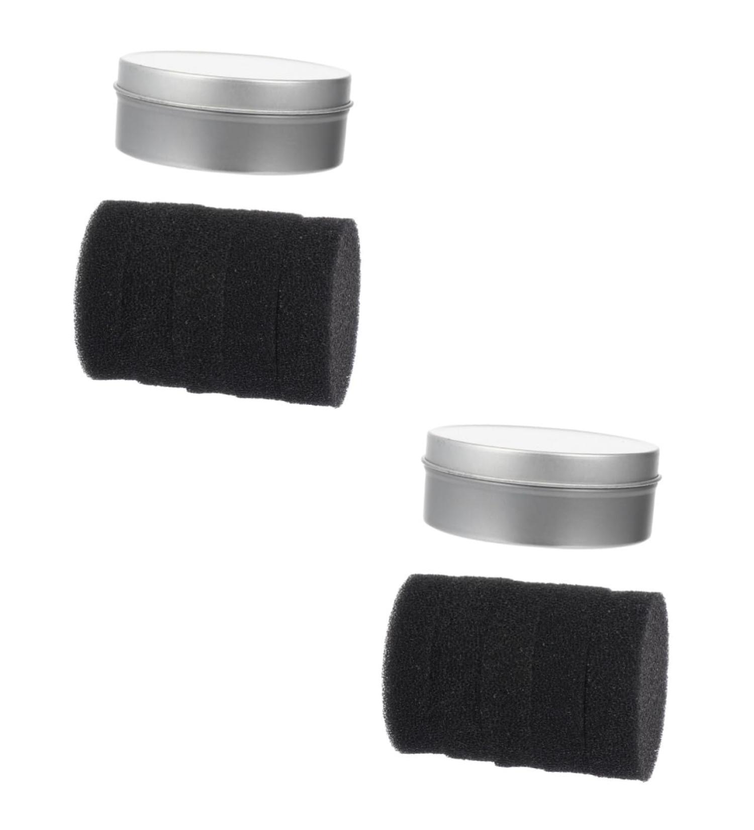 Didiseaon Makeup Sponge Cleaning Tool Set - Heart Shaped Glass Dish & Activated Carbon Sponge for Cosmetics - Buy Online on GoSupps.com