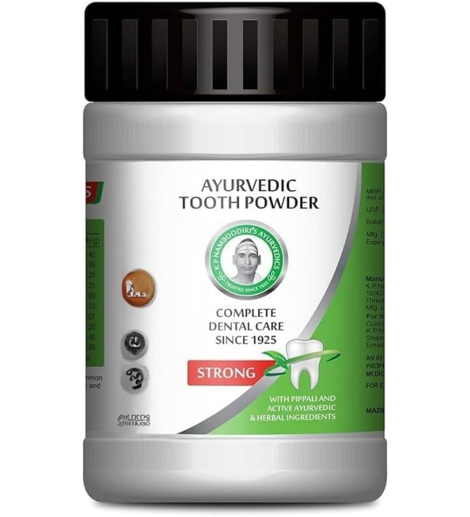 KP Tooth Powder 80g (Pack of 4) | Herbal Blend | Natural Oral Care Formula