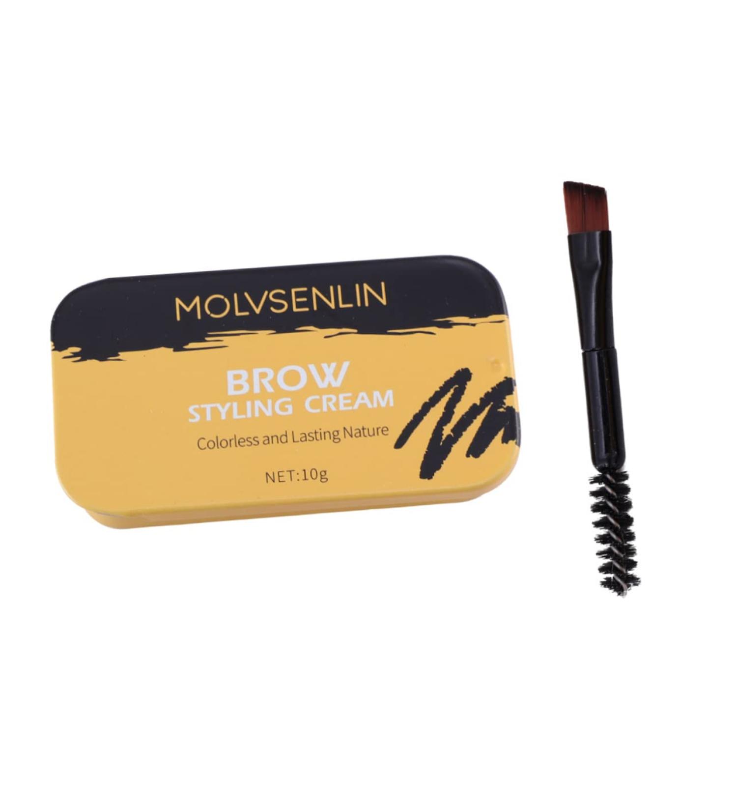 BIUDECO 2 Pcs Eyebrow Styling Cream Waterproof Suit Wax Stick Brow Pomade Eyebrow Wax Pen Lip Gloss Kit - Buy Online on GoSupps.com