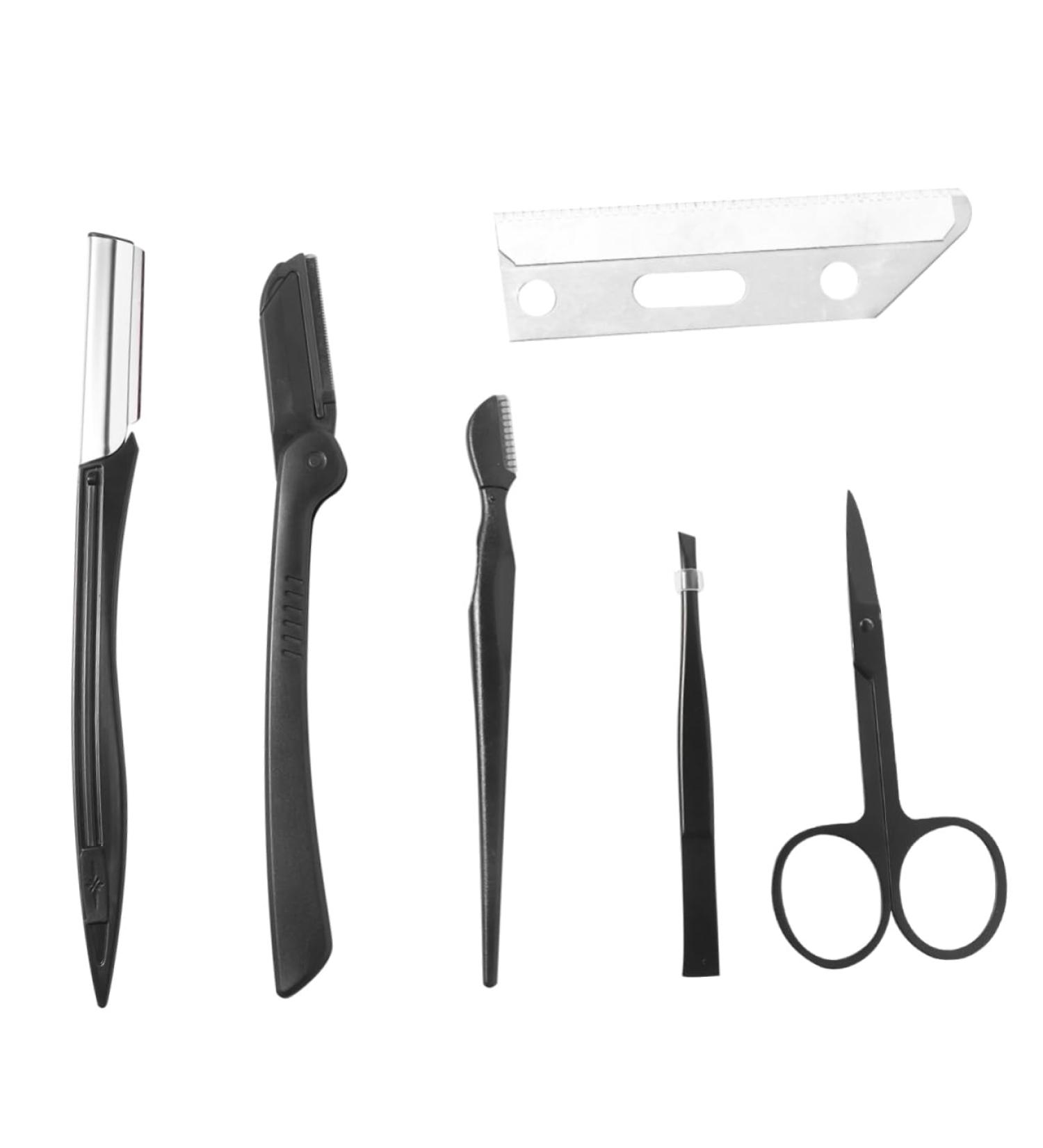 Housoutil Eyebrow Razor & Comb Set - Precision Shaping Tool for Perfect Brows | International Shipping Available - Buy Online on GoSupps.com