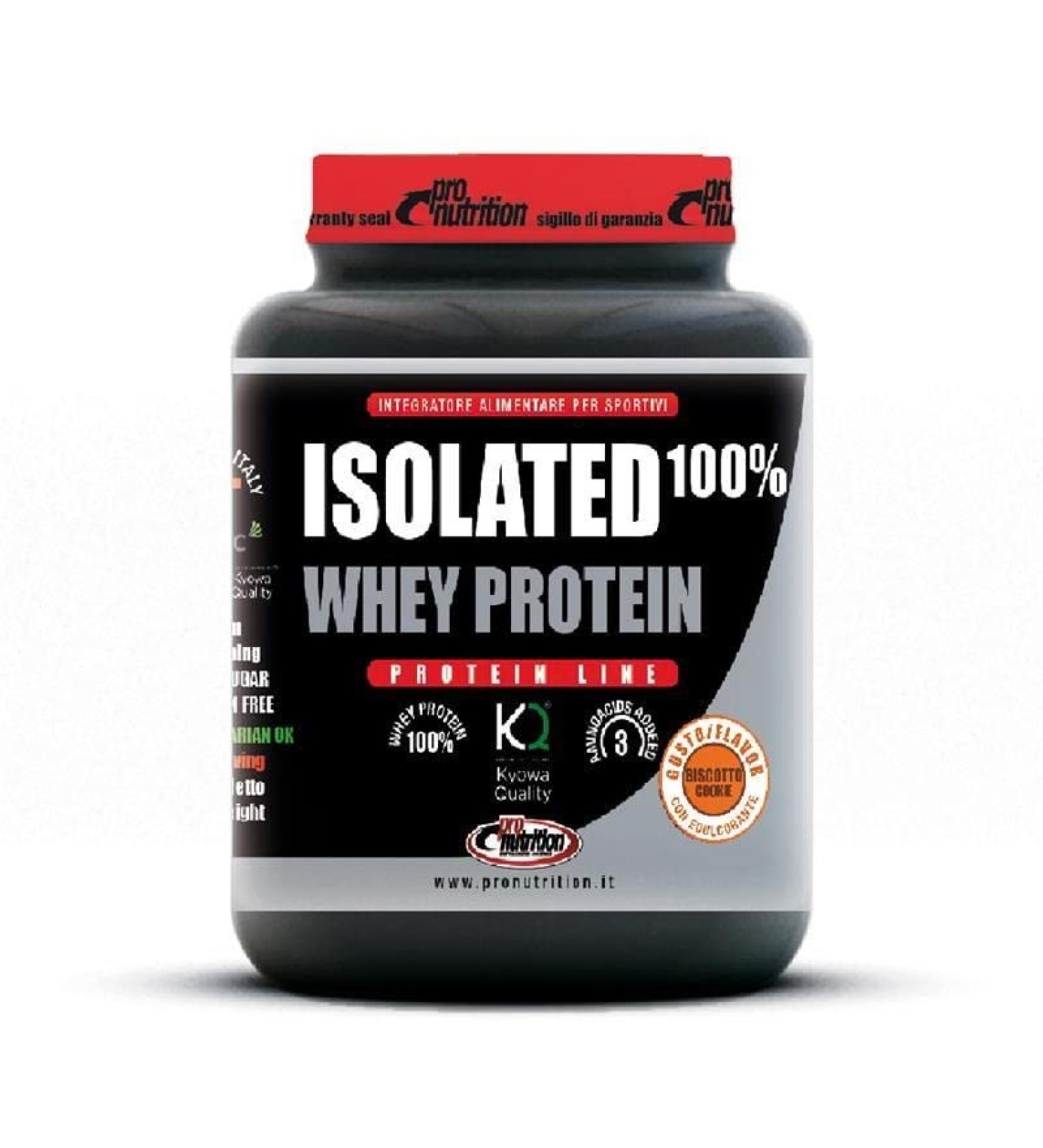 Isolated 100% whey protein Biscuit taste 908g 30 serving