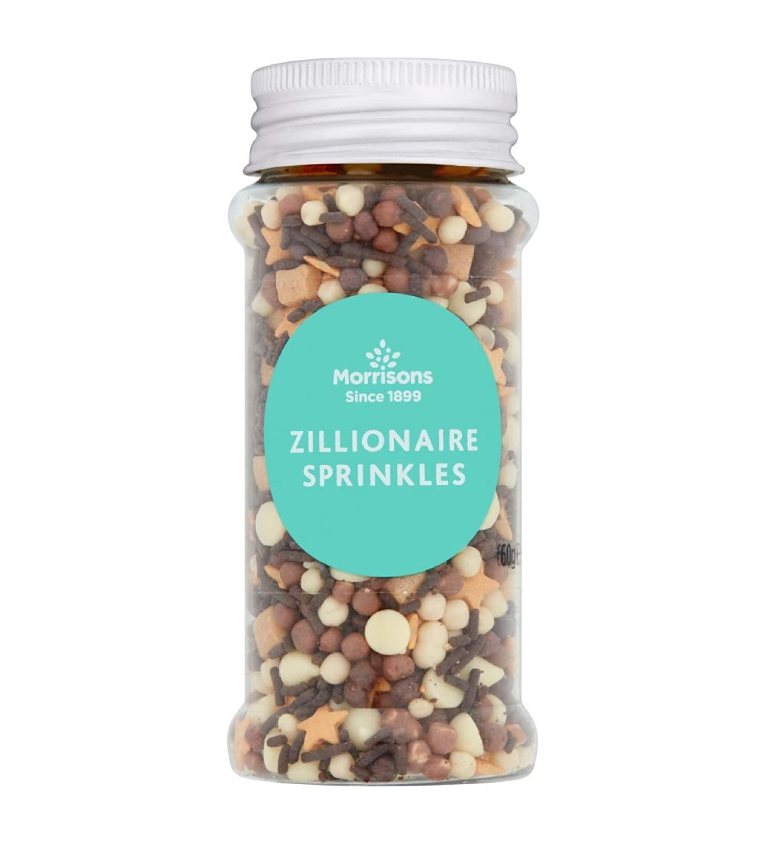 Morrisons Zillionaire Sprinkles 60 g x 6