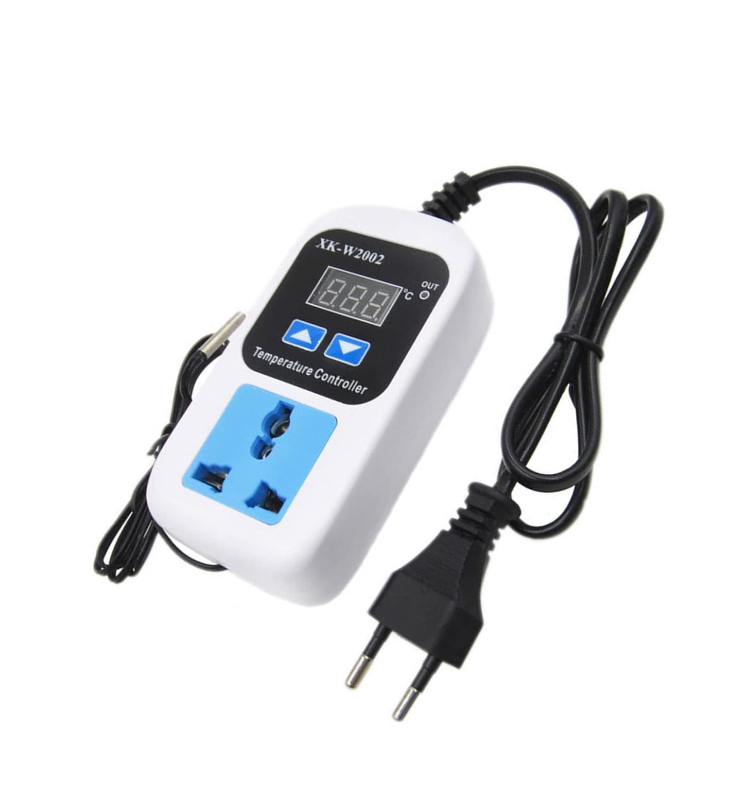 CAM2 Digital Thermostat Socket with NTC Sensor - Precision Temperature Control for Greenhouses Terrariums & Reptiles - Buy Online on GoSupps.com