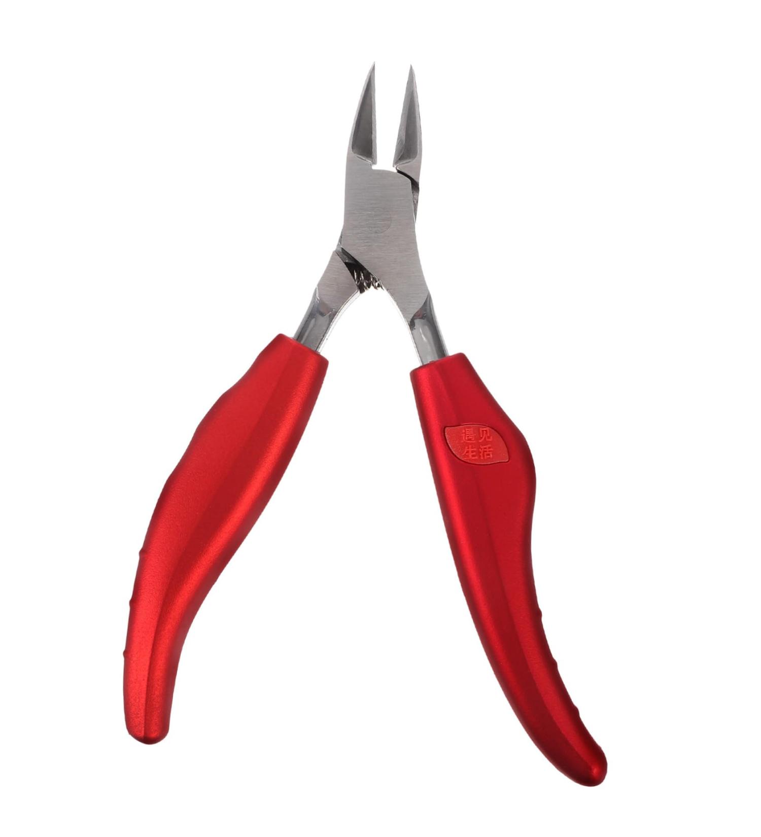 Housoutil Hawk Mouth Pliers Pedicure Nail Cuticle Mouse Halloween Girl Manicure Nail Art Tool para Handle Rubber and Plastic Red Heavy Manicure Tools - Buy Online on GoSupps.com