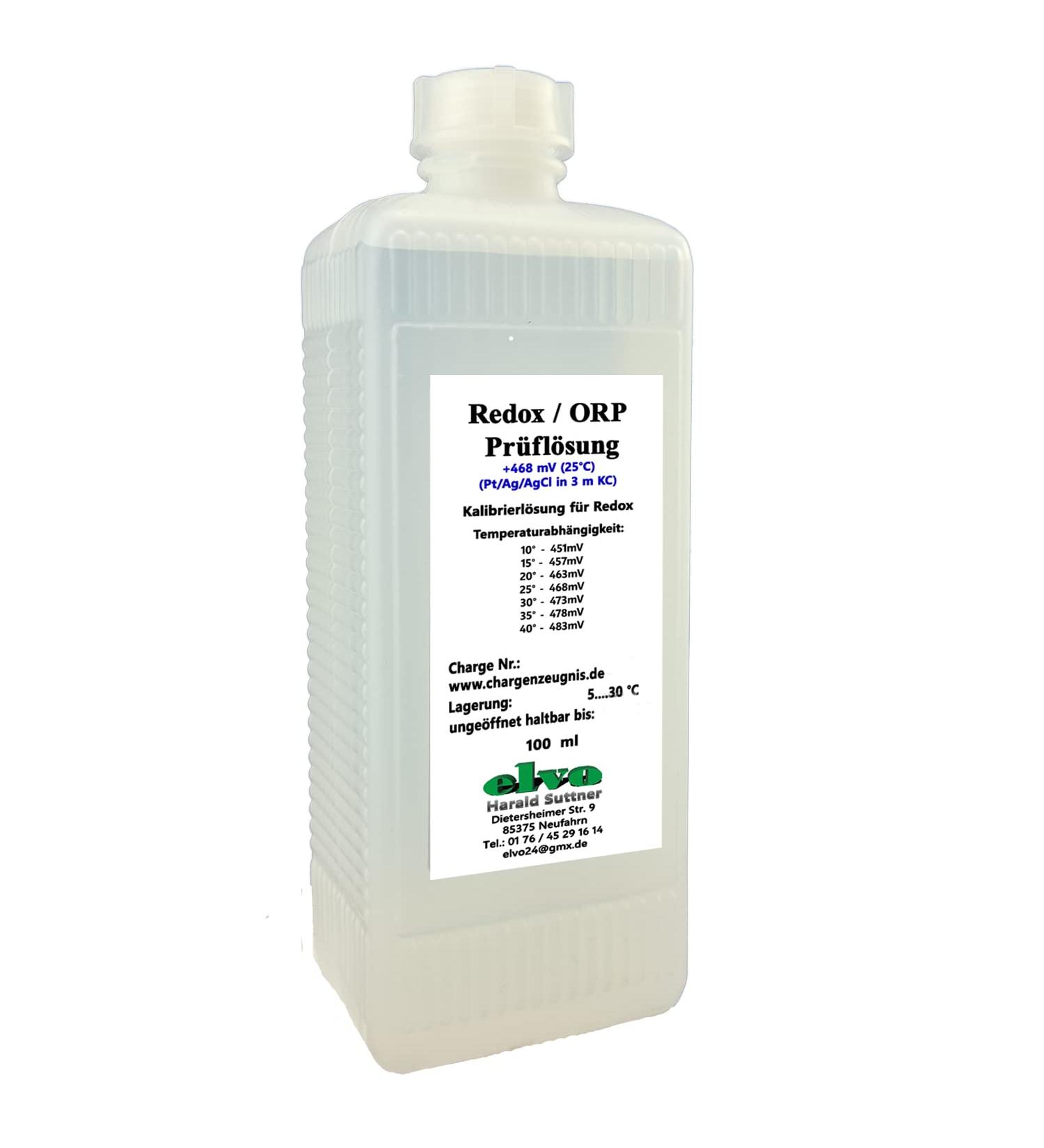 Redox ORP 468mV 100 ml calibration solution buffer solution