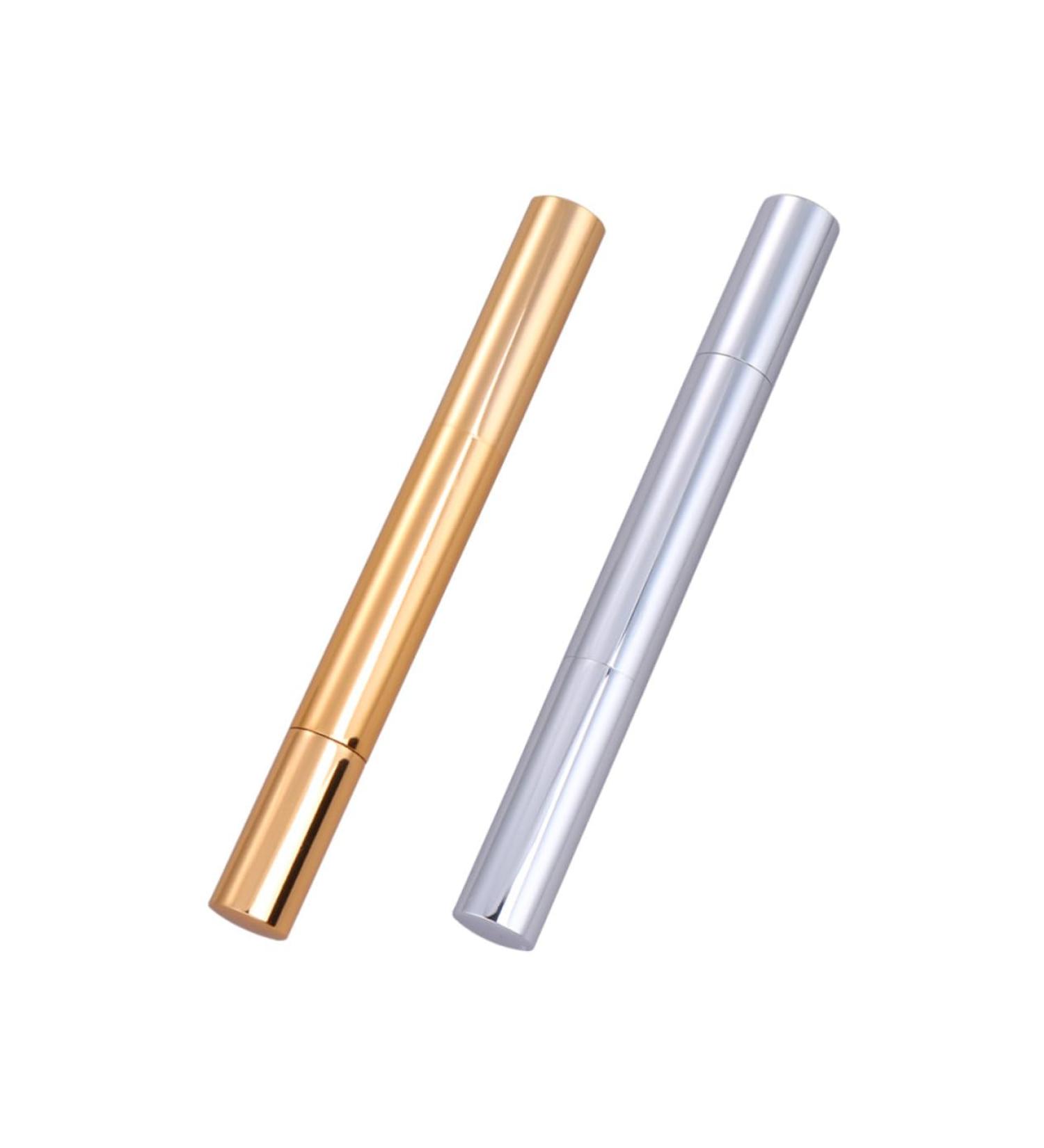 SHERCHPRY Lot De 2 Tubes Aluminium 3 Ml Stylo Huile Pour Ongles Vide Applicateur Vernis Ongles Portable Usage Cosm tique L vres Couleur Al atoire - Buy Online on GoSupps.com