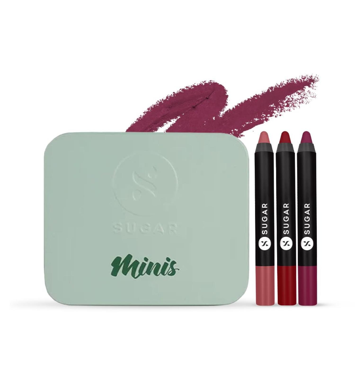 SUGAR Cosmetics Matte As Hell Mini Sets - Nude Nude Set | International Shipping Available - Buy Online on GoSupps.com