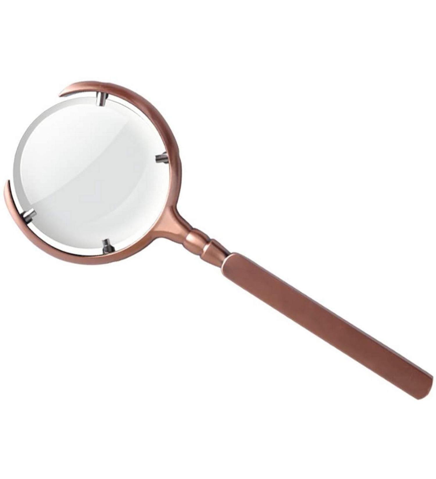 Magnifying Glasses for Hobbies Reading Magnifier Handheld Magnifying Glass 10x Optical Lens Old Man Reading Reading Newspaper Reading Antique Calligraphy and Painting Appreciation Vision - Buy Online on GoSupps.com