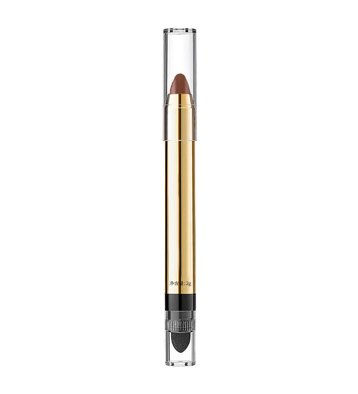 Eye Shadow High Gloss Pearlescent Double Head Eye Shadow Stick Eye Shadow Eyeshadow Stick Pencil Brightener Baked Foundation (E One Size) 1 count (Pack of 1) E - Buy Online on GoSupps.com