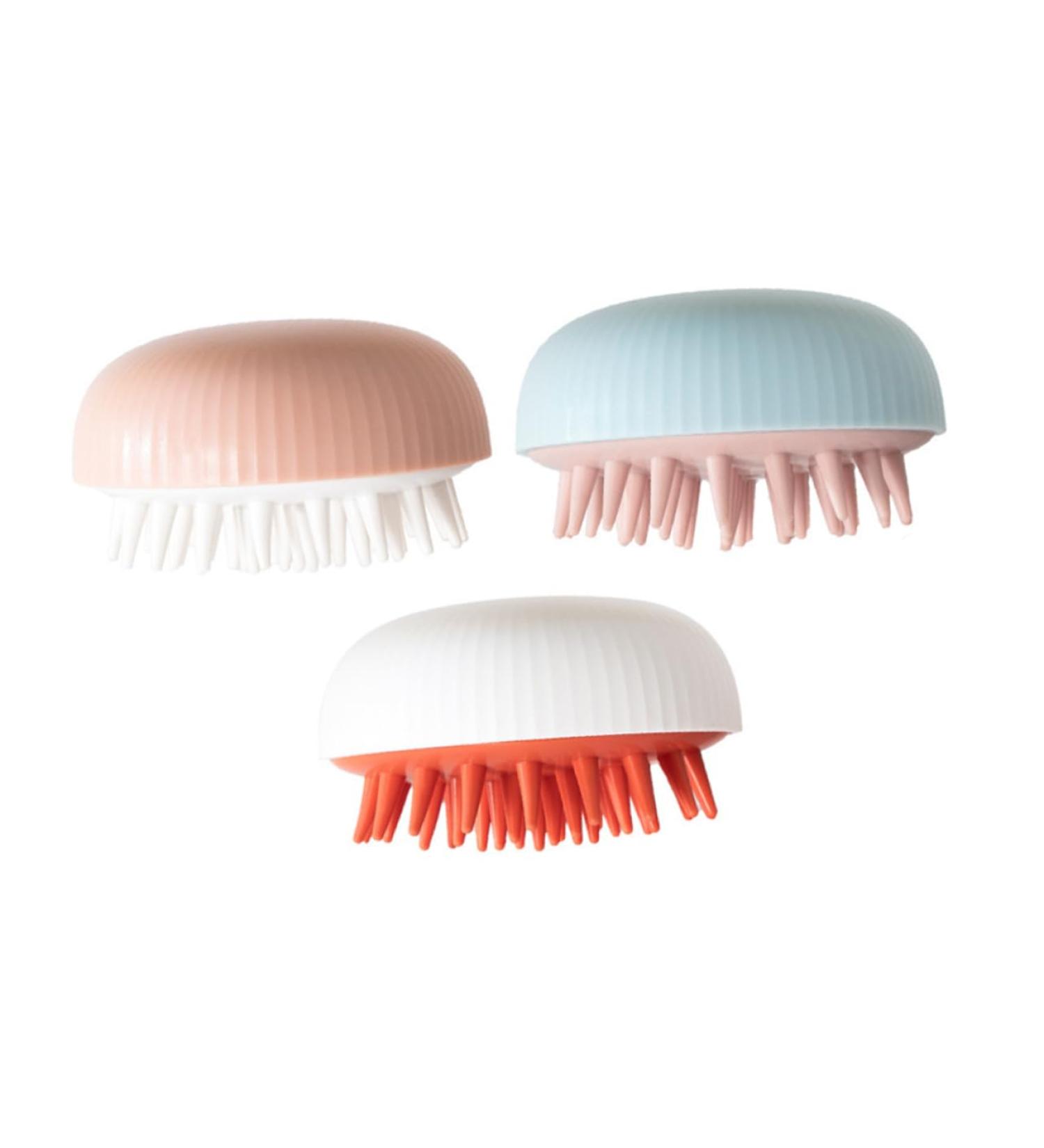 Beavorty Shampoo Brush - 12 Stk Silicone Scalp Massager for Shower & Bath - Dual-Use Head Wash Brush for Hair Cleaning & Relaxation - Buy Online on GoSupps.com