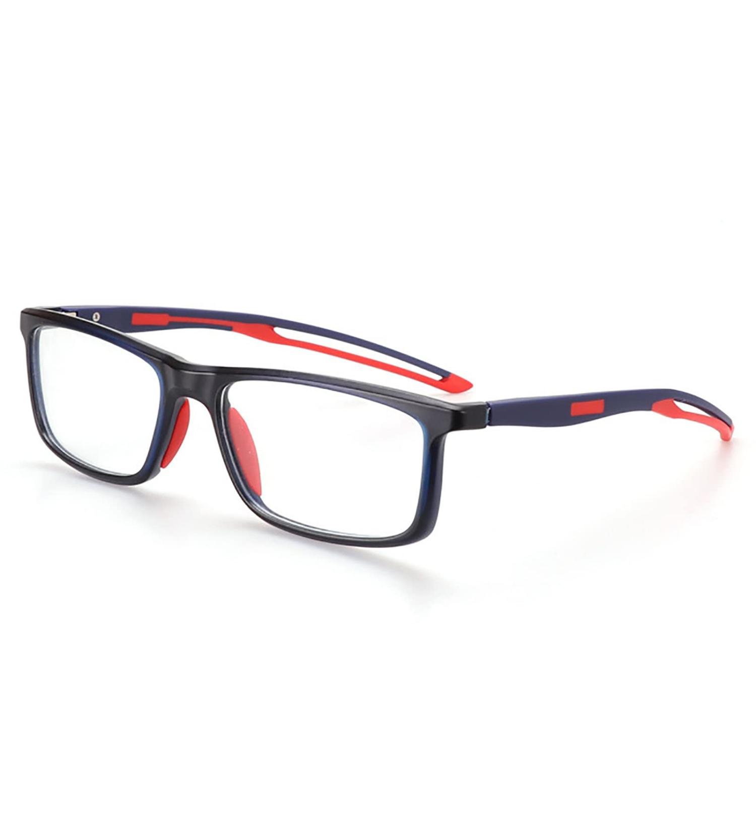 Buy +0.75 Blue Reading Glasses | Anti-Eye Strain TR90 Computer Glasses for Men/Women | UV400 Protection | International Shipping - Buy Online on GoSupps.com