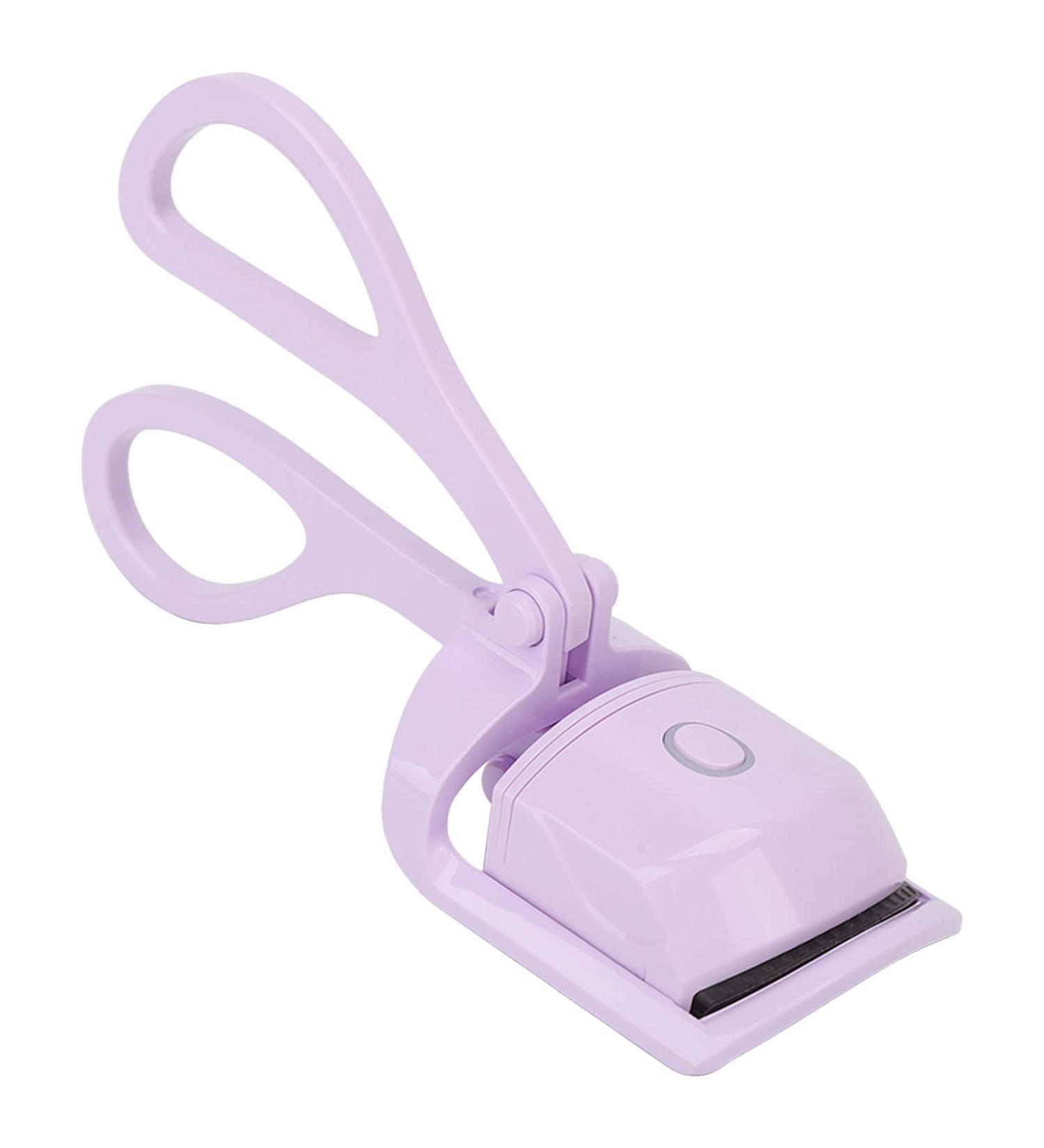 Verdant Touch Dual Temperature Eyelash Curler USB Electric Eyelash Curler Portable Fast Heating Makeup Tool for Women Purple - Buy Online on GoSupps.com