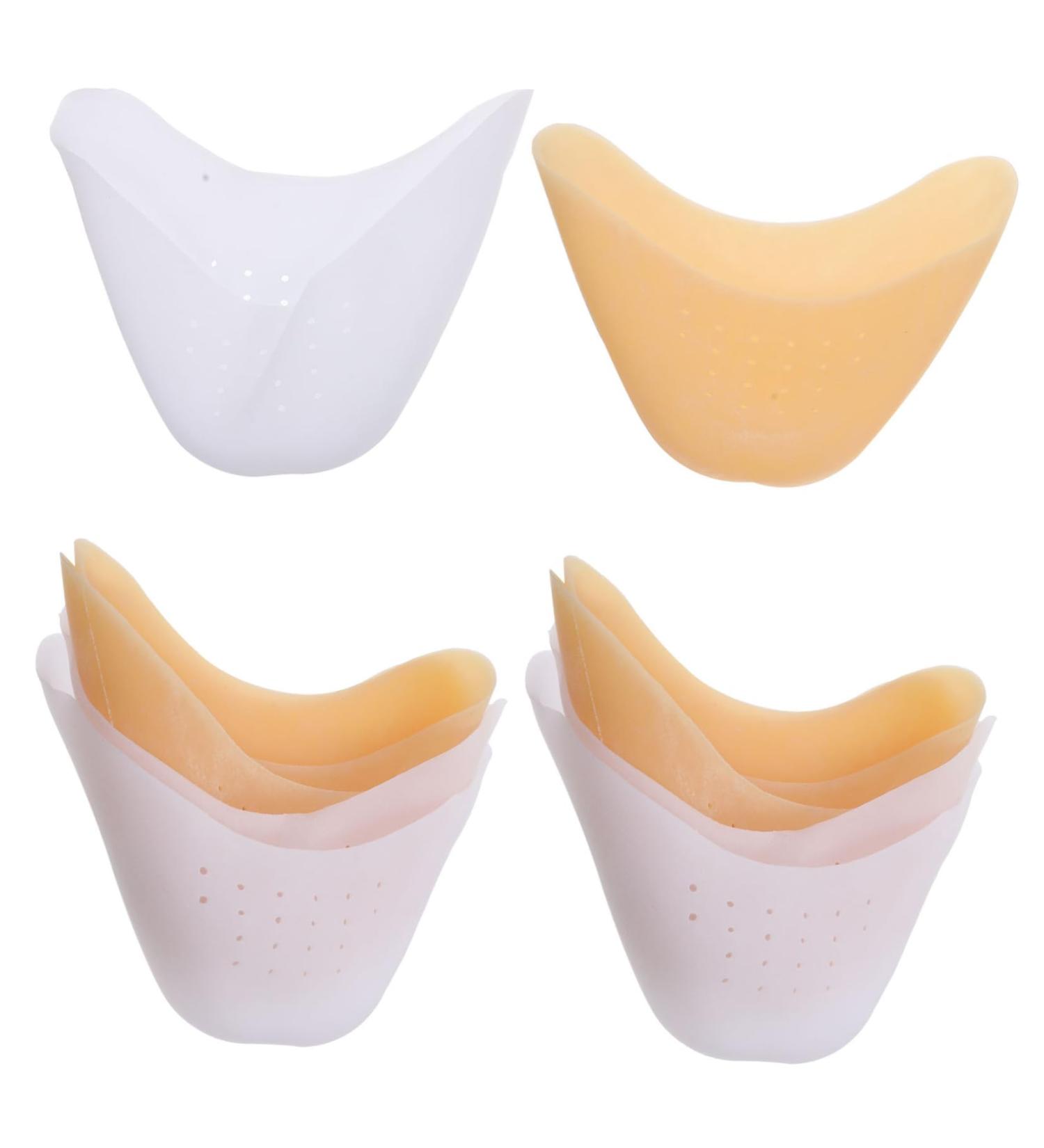 JEWEDECO 6 Pairs Silicone Heel & Toe Protectors - Pain Relief for Pointed Shoes, Boots, Forefoot Pad - Flexible Silica Gel Sleeves Set - Buy Online on GoSupps.com