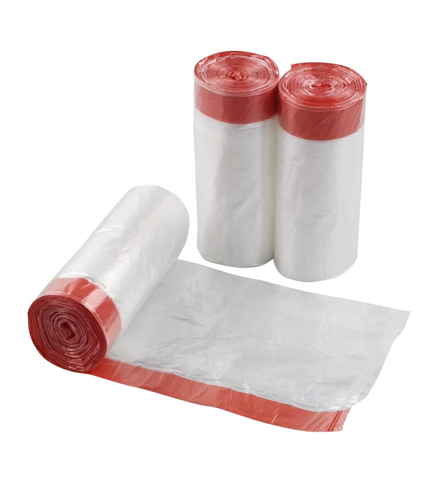 Waikhomes Clear Drawstring Garbage Bag 2.6 Gallon Trash Bag 108 Bag L 108 count (Pack of 1) - Buy Online on GoSupps.com