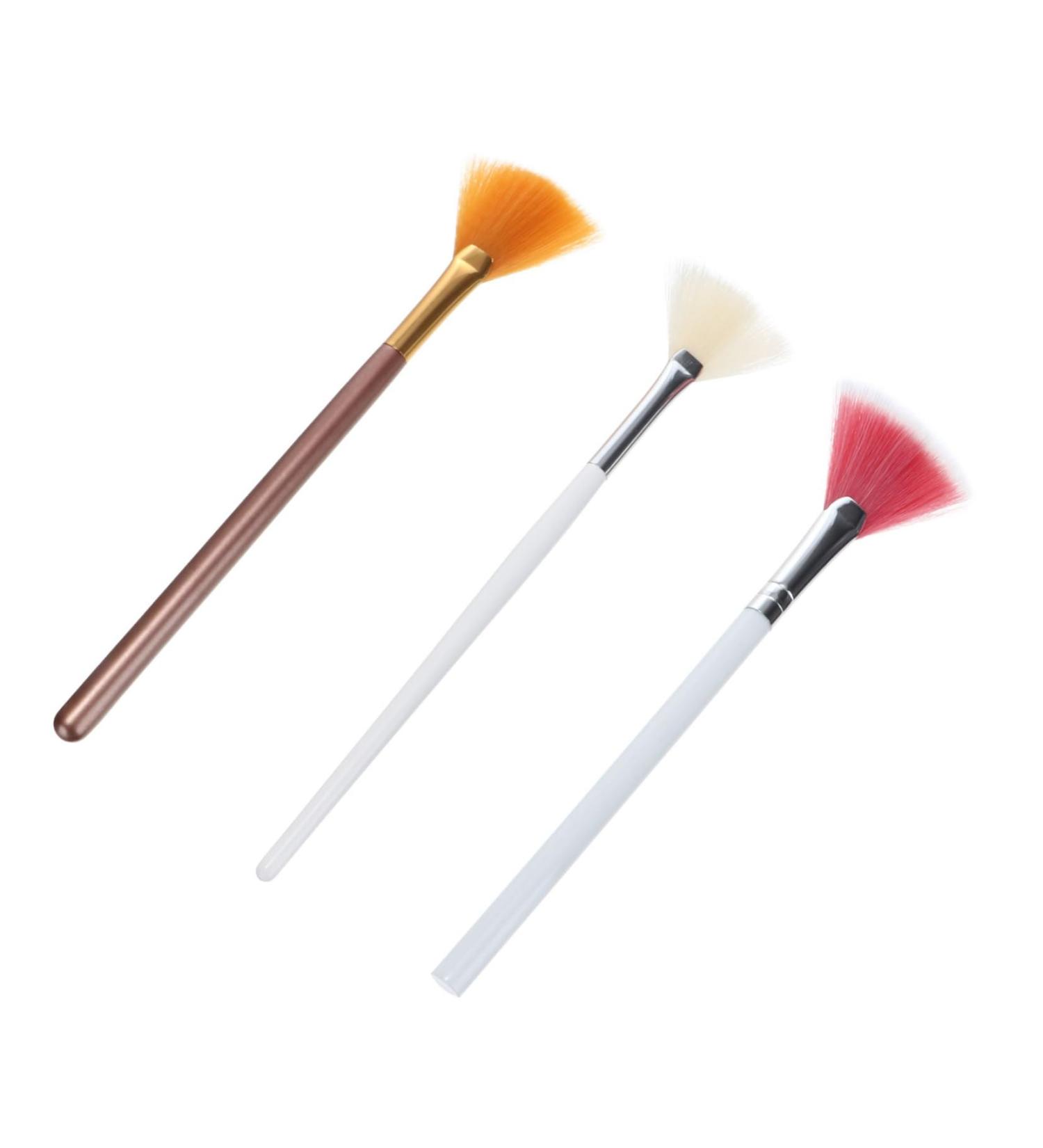 FRCOLOR 15 Pcs Eye Makeup Brush Set - Liquid Blush Foundation Eyeshadow Concealer & Fan Brush Kit | Assorted Colors for Professional Makeup & Dolls - Buy Online on GoSupps.com