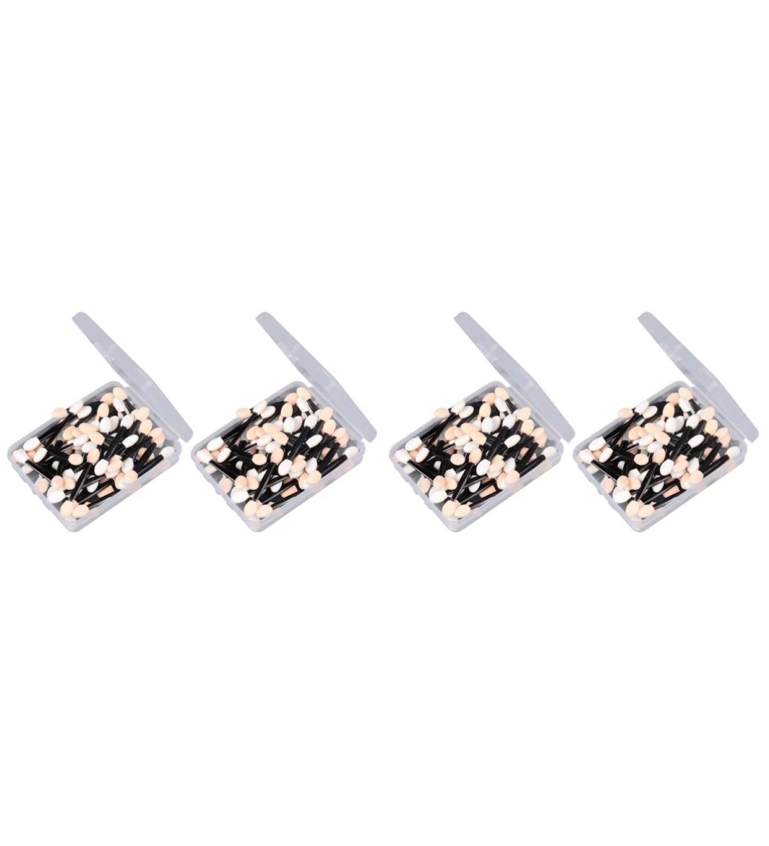 KALLORY 200 Pcs Disposable Makeup Professional Double- End Eyeshadow Cosmetic Set Size 2 Black - Buy Online on GoSupps.com