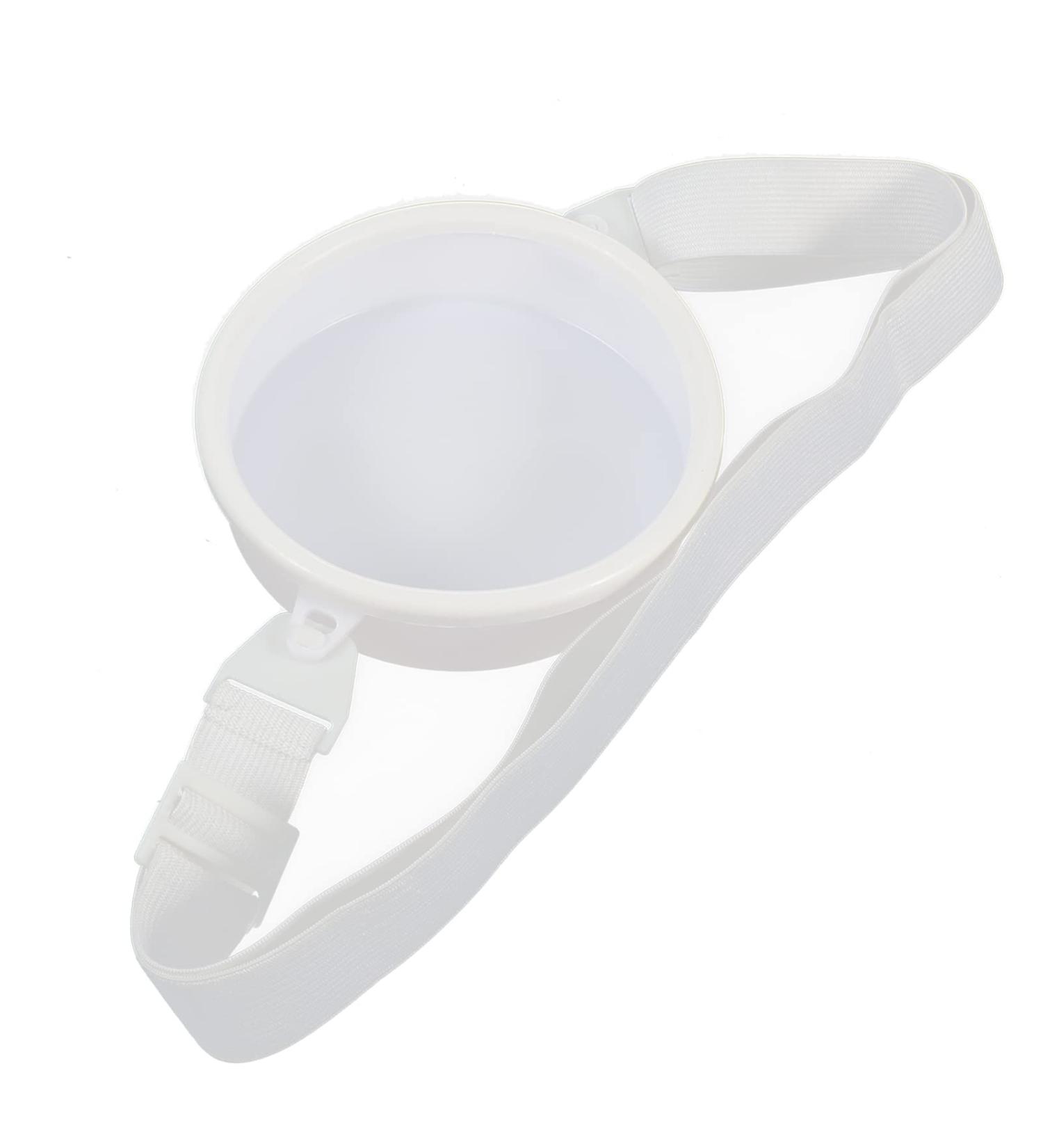 COHEALI Ostomy Shower Cover | Silicone Stoma Bath Cover with Adjustable Belt | Colostomy Supplies in White - Buy Online on GoSupps.com