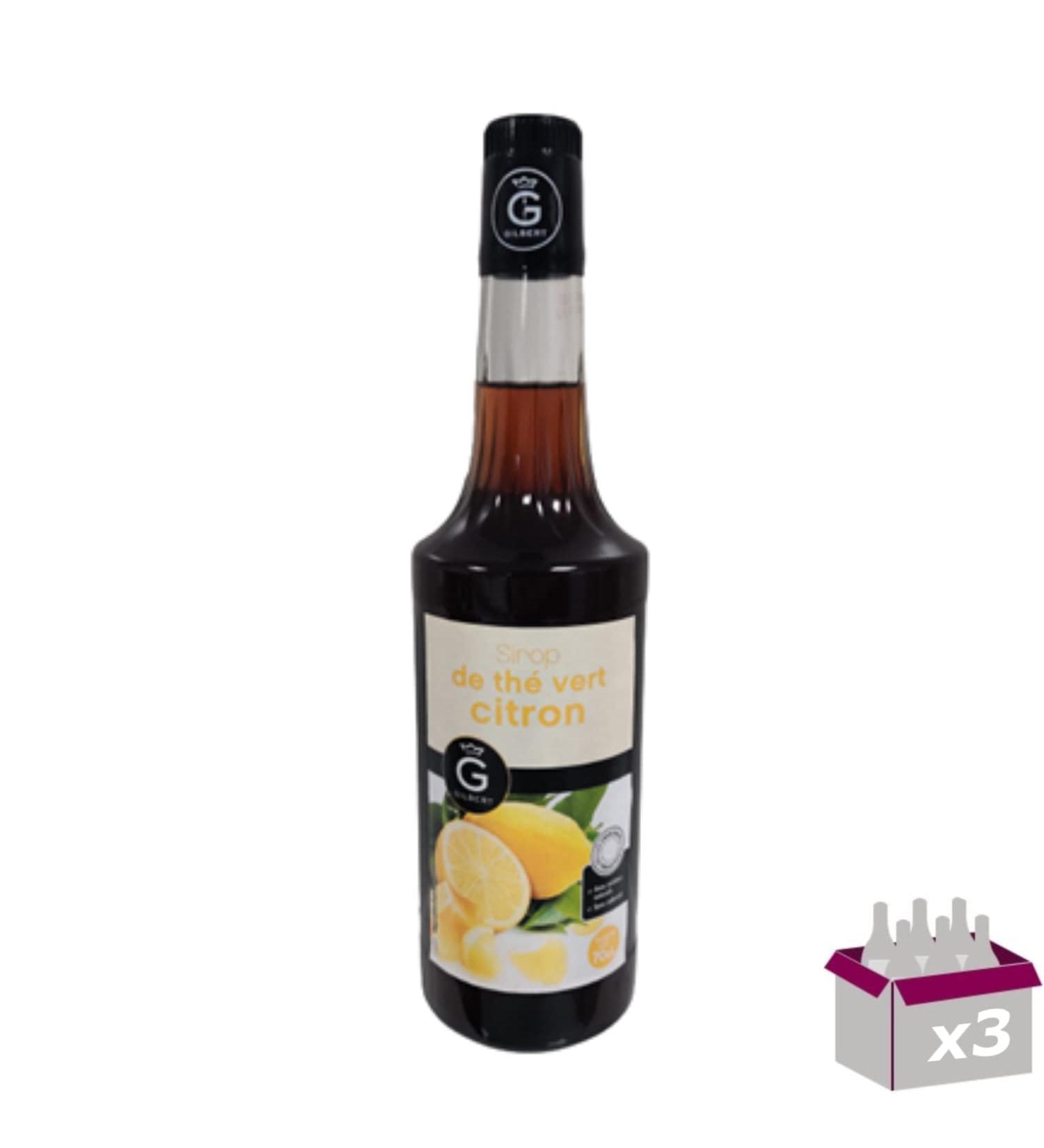 Set of 3 Gilbert Syrups - Lemon Tea - 3x70cL