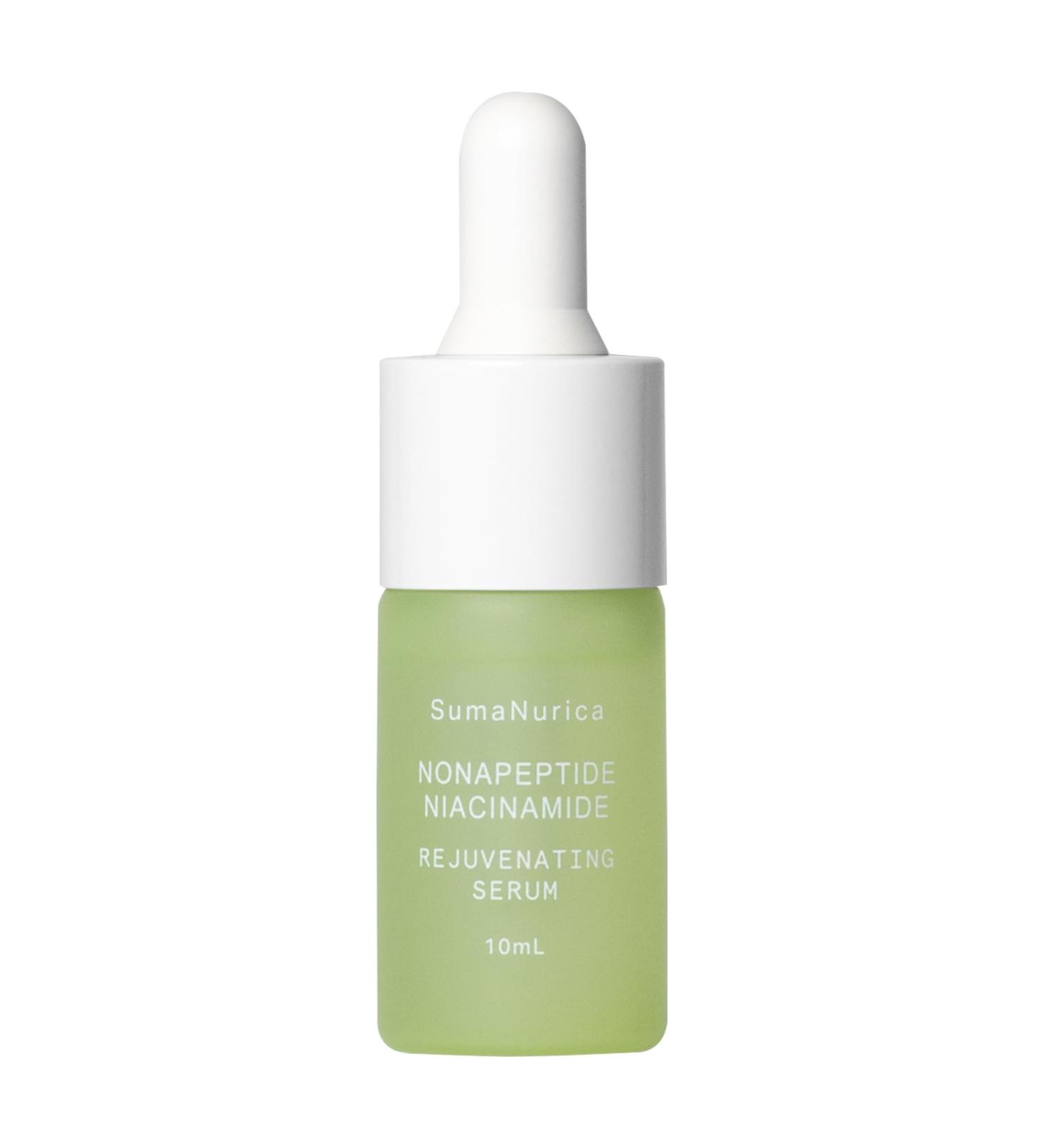 Nonapeptide Niacinamide Rejuvenating Serum Mini - Brightening & Hydrating Face Oil Vegan & Fragrance Free - 0.33 oz for Improved Texture & Radiant Complexion - Buy Online on GoSupps.com