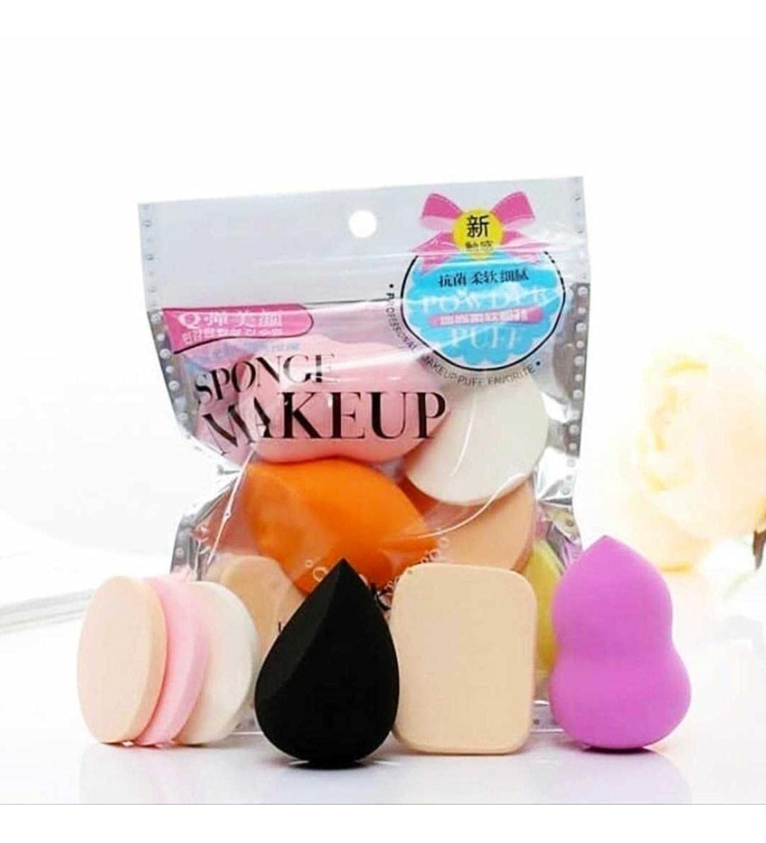 EL Sueno 6-Piece Makeup Sponge Set | Soft Round Face & Eye Blenders for Dry & Wet Use | High-Quality Cosmetics Applicators - Buy Online on GoSupps.com