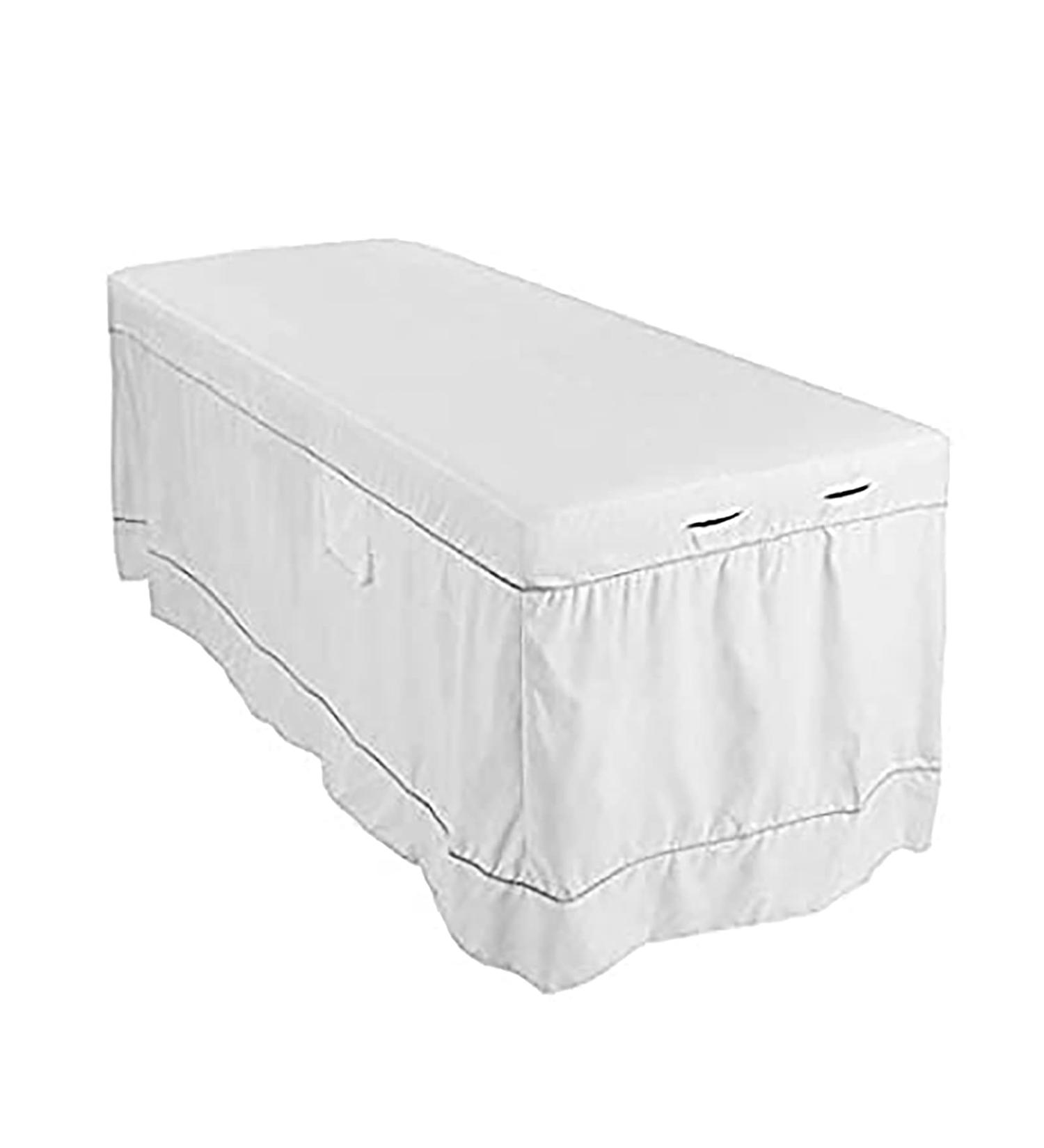 Premium Microfiber Cotton Massage Table Skirt | Protect Your Massage Table | Reusable & Machine Washable - Buy Online on GoSupps.com