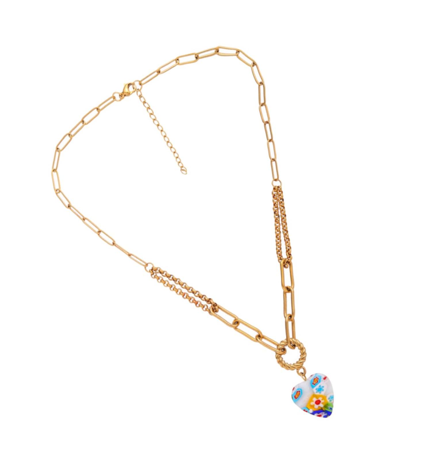 CALLARON Heart Necklace Christmas Sto The Necklaces Aesthetic Women Necklace Charm Miss Clothing - Buy Online on GoSupps.com