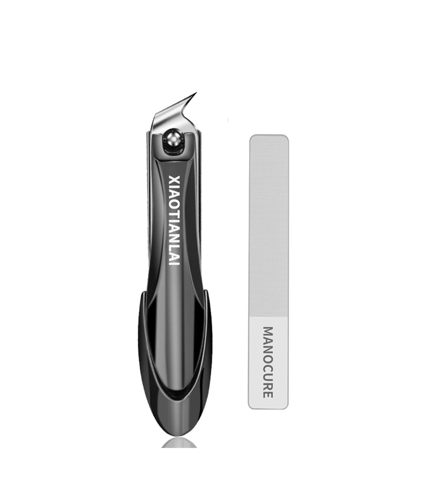 Nail Clippers for Thick Nails Splash-Free Fingernail Clippers Toenail Clippers Nail Cutters Nail Clippers with Fingernail File Manicure for Men & Women - Buy Online on GoSupps.com