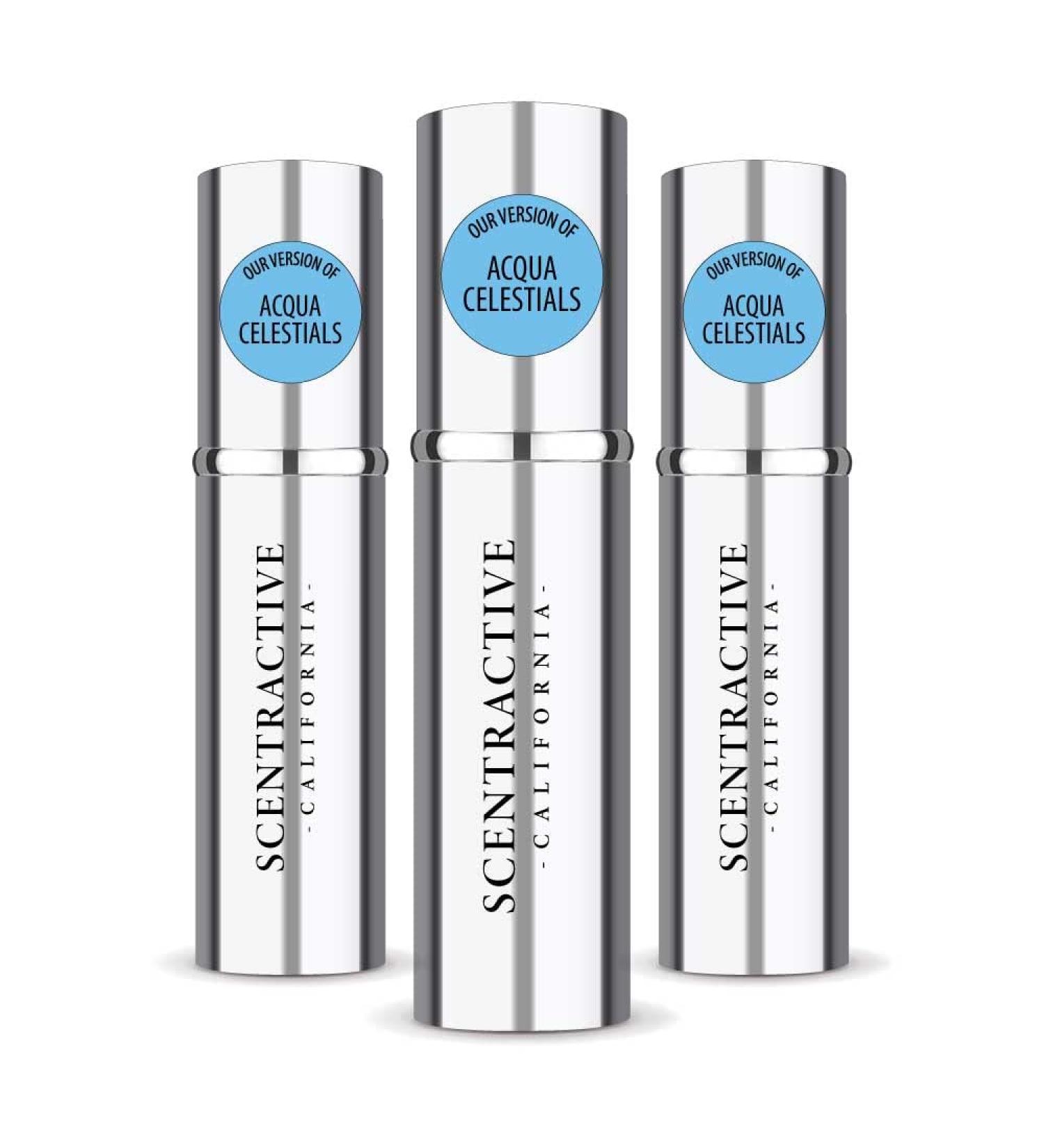 CA Perfume Impression of Maison Francis Acqua Celest For Women & Men Replica Version Fragrance Dupes Concentrated Long Lasting Eau de Parfum Spray Refillable Atomizer Bottle 0.17 Fl Oz/5ml-X3 MAISON FRANCIS K. ACQUA CELESTIALS IMPRESSION 0.51 Fl Oz (Pack  - Buy Online on GoSupps.com