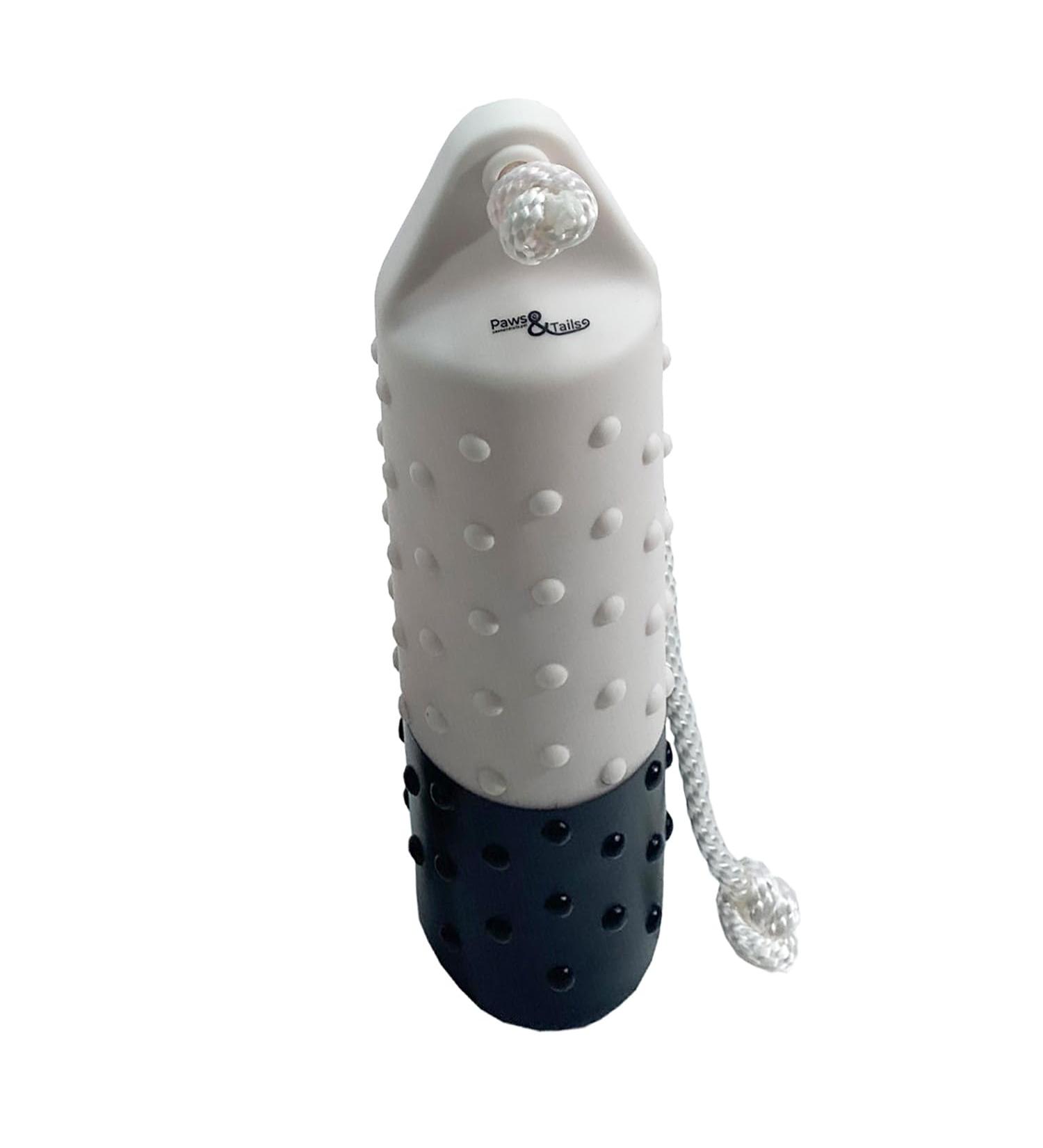 Chameleon Gun Dog Training Dummy Toy Water Floating Durable Puppy Pet Toy Fetch Catch Hunt Obedience Training Equiptment 200g - 420g (420g White & Black)