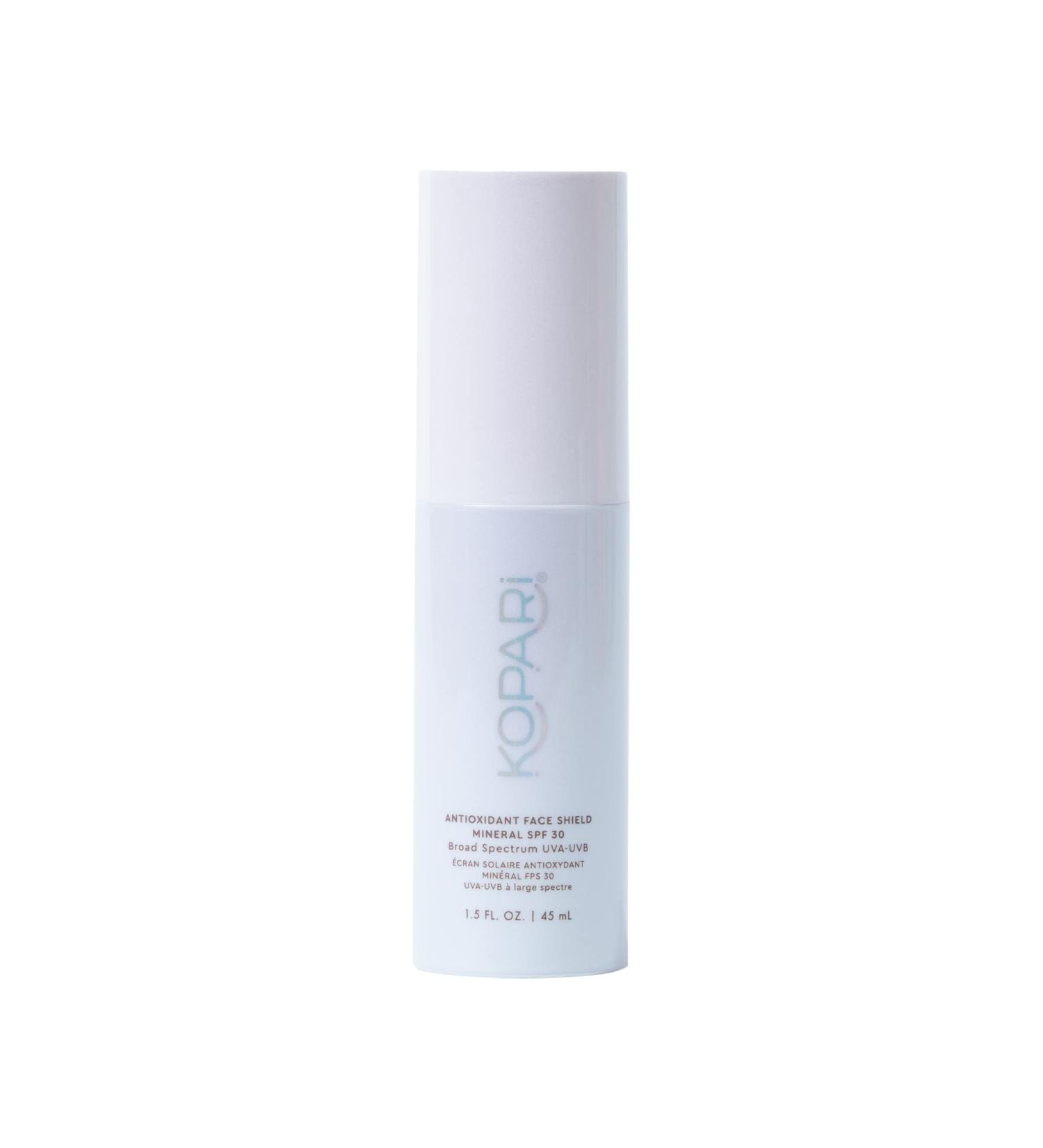 Kopari Antioxidant Face Shield SPF 30 | Mineral Sunscreen for UVA-UVB Protection | Vegan Cruelty-Free Non-Nano Zinc Formula - Buy Online on GoSupps.com
