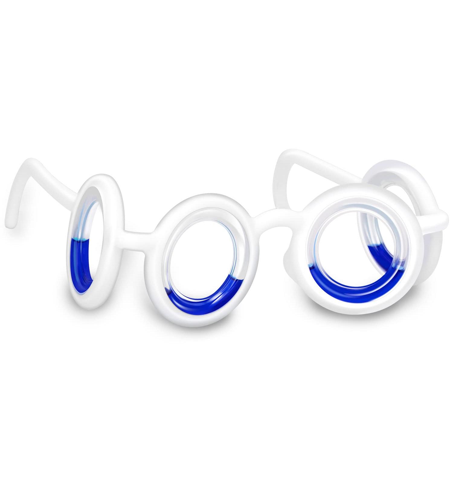 SHOZXLCCI Anti-Motion Sickness Smart Glasses for Car & Seasickness Relief - White | Liquid Lensless Design for Adults & Kids - Buy Online on GoSupps.com