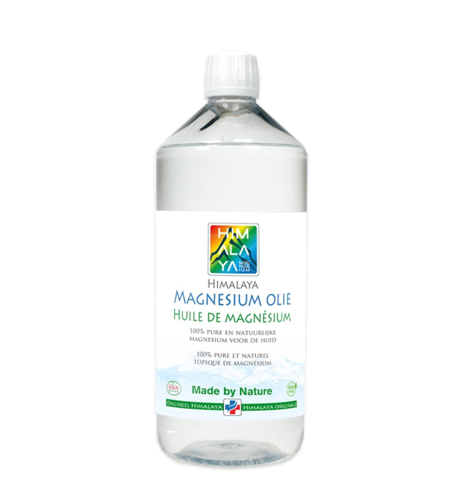 Magnesium Minerals Magnesium oil from Himalaya Magnesium 1000 ml Refill bottle for Magnesium spray Food quality 31 magnesium chloride Magnesium oil for Muscles - Buy Online on GoSupps.com
