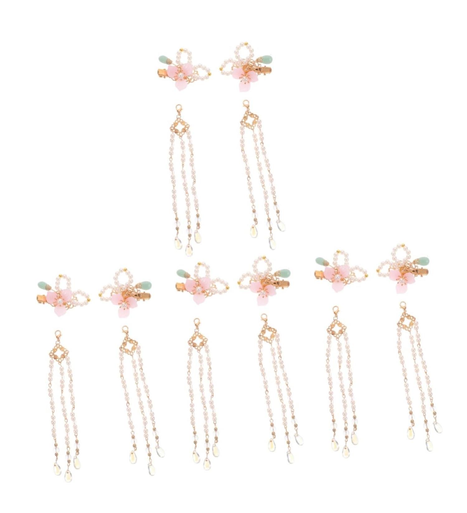 Beaupretty Accessories Pairs comb traditional hair accessories flower tassel barrettes flower tassel flower hair hair flower headpiece hair s classical metal pair Comb - Buy Online on GoSupps.com