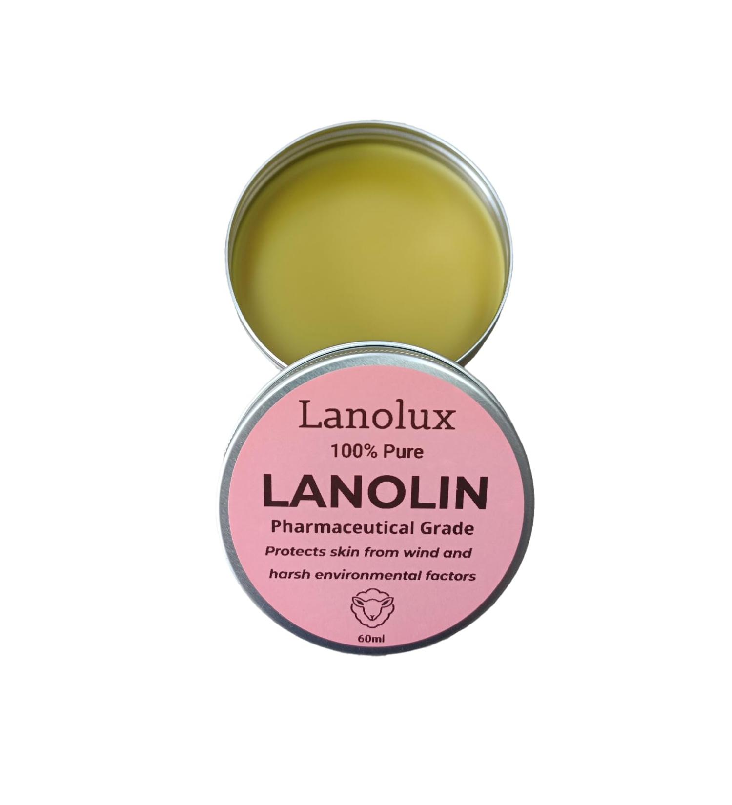 Lanolin Pure Cream Hand Cream Lip Balm Nipple Soothing Moisturizer for Cracked Or Sore Skin 60ml Lanolin Anhydrous Pharmaceutical Grade - Buy Online on GoSupps.com