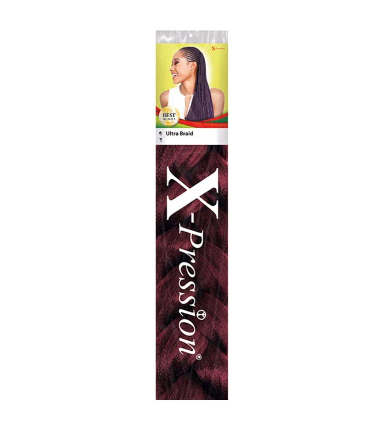 X-PRESSION Ultra Braid Synthetics Hair / synthetic hair for braiding - 2 dark brown