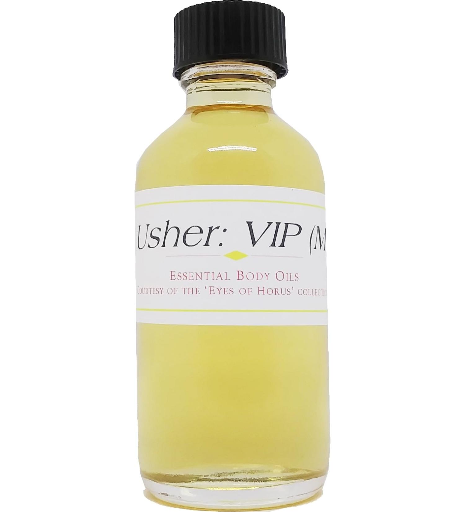 VIP: Usher - Type For Men Scented Body Oil Fragrance Regular Cap - Gold - 2 oz. - ID#25265 2 Fl Oz (Pack of 1)