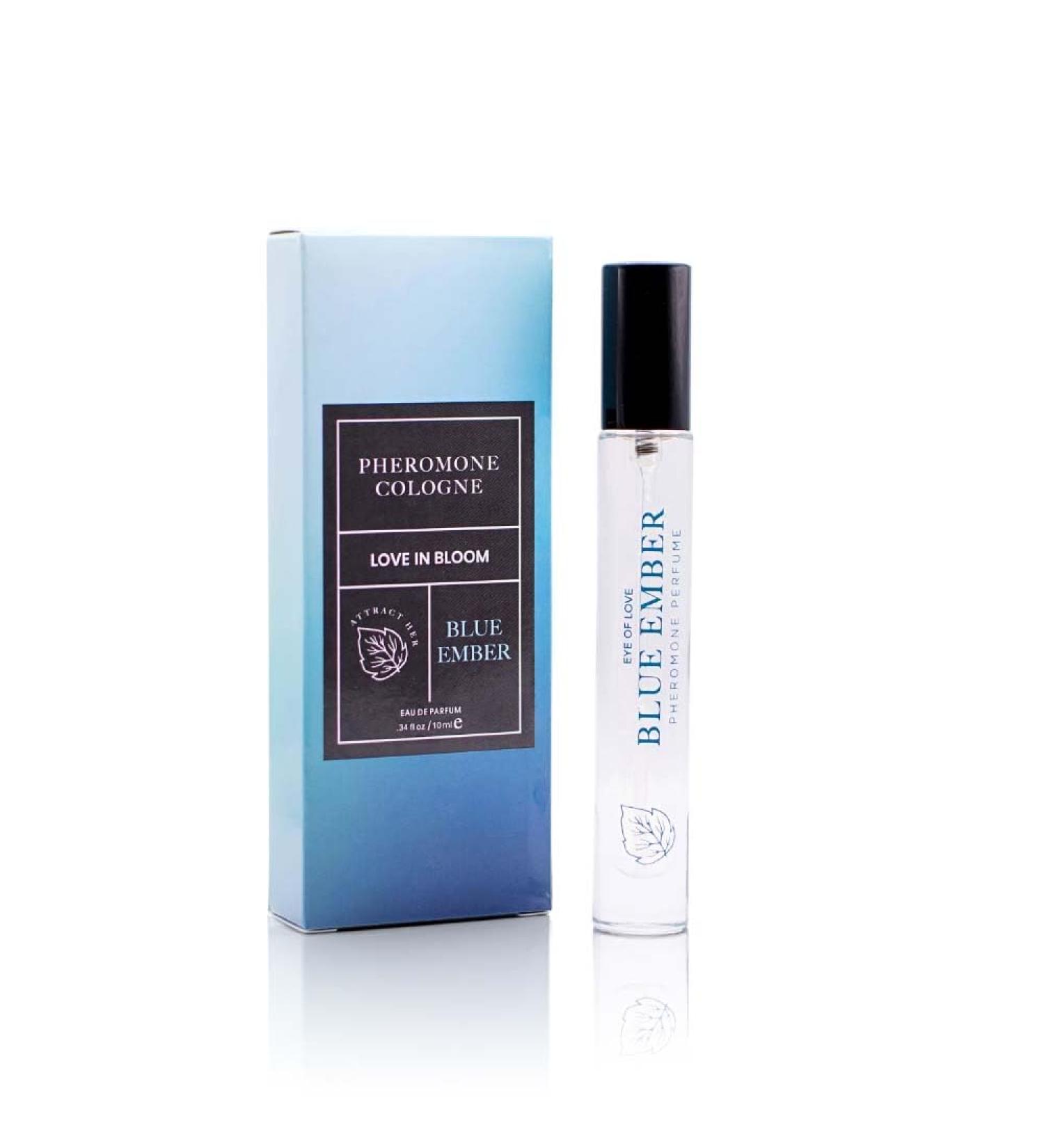 Eye Of Love Bloom Blue Ember Pheromone Cologne - Intense Attraction for Evening Adventures- Unleash Confidence and Magnetism- 10ml Travel Size BLUE EMBER 0.33 Fl Oz (Pack of 1) - Buy Online on GoSupps.com