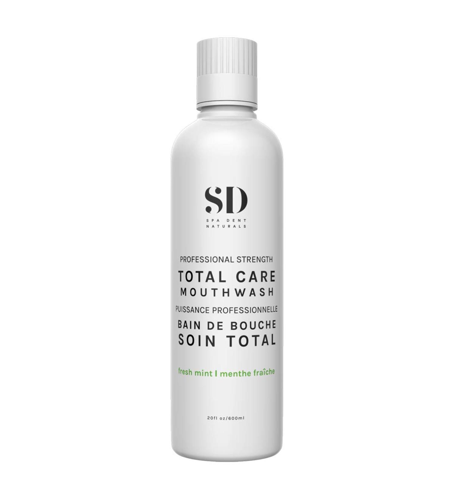 Spa-Dent Natural Mouthwash - Dry Mouth Hydrating Action Alcohol Free Dental Office Technology Made in Canada with Advanced Dental Grade Ingredients White (600 ml (Pack of 1)) - Buy Online on GoSupps.com