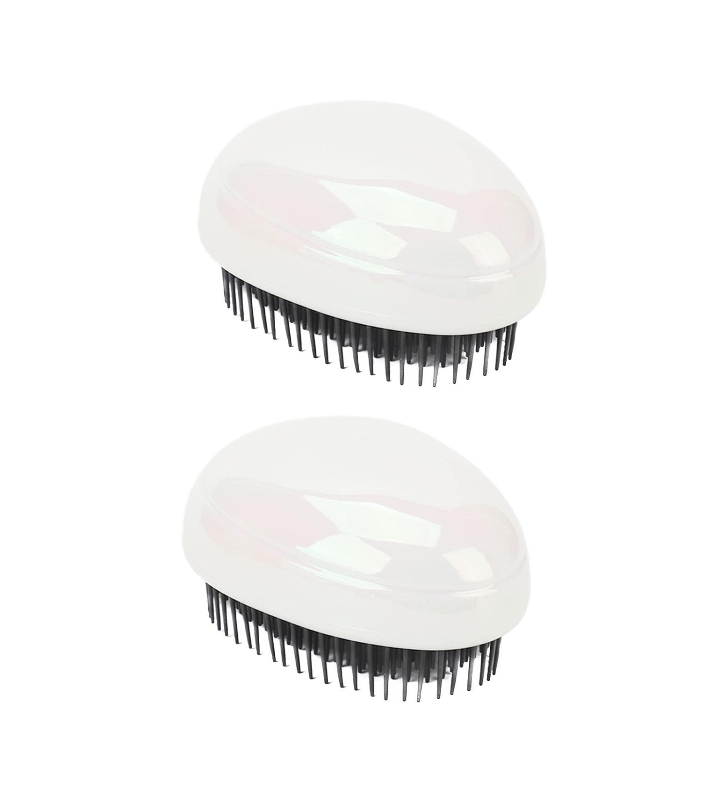 2pcs Portable Scalp Massager - Cute Egg Shaped Hair Brush for Detangling | International Shipping - Buy Online on GoSupps.com