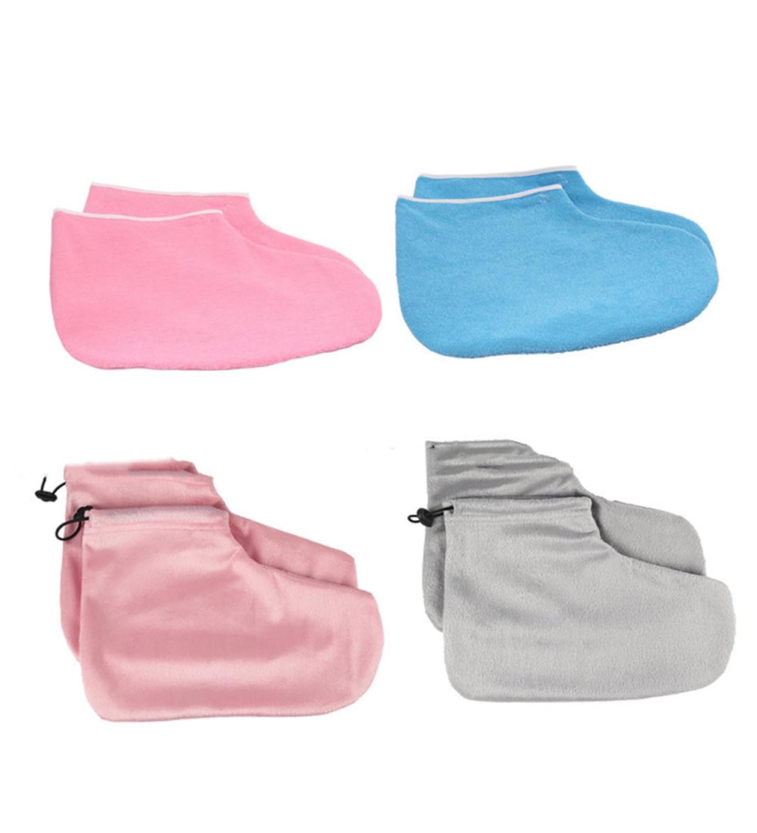 Mikinona 2 Pair Thermal Insulation Foot Cover Light Beauty Salon Atletefoot Treatment Wax Foot Covers Moisturizing Foot Bags Cotton Foot Strap Heat-retainting Foot Cover - Buy Online on GoSupps.com