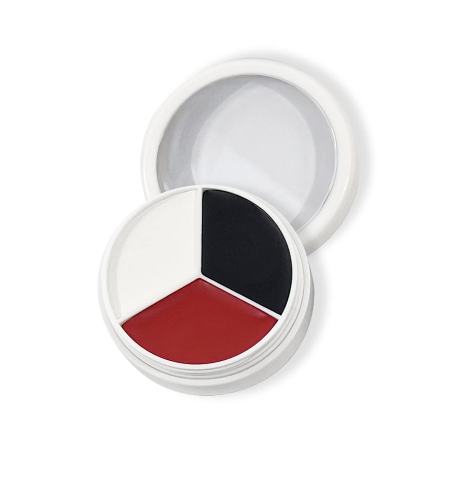 Clown Makeup Kit - White Black Red Face Body Paint for Halloween Joker & Vampire SFX Makeup Cosplay & Sports Face Paint - Buy Online on GoSupps.com