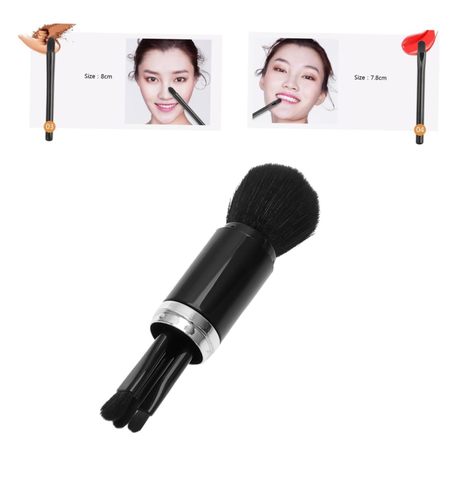 minkissy Retractable Makeup Brush 4 1 Makeup Brush Retractable Brush Makeup Major Makeup Tools Double Ended Makeup Brush - Buy Online on GoSupps.com